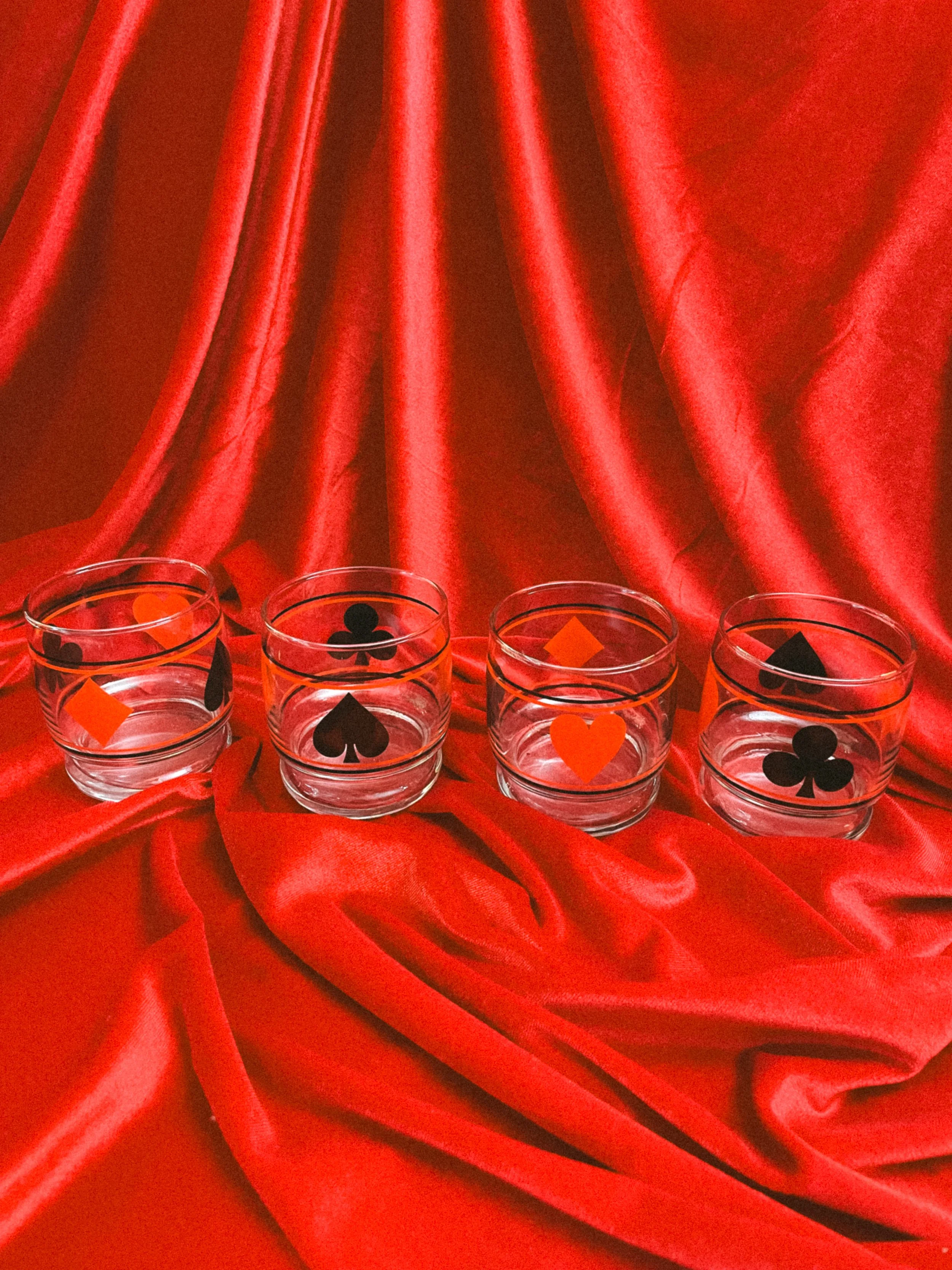 *NEW* poker face lowball glass set