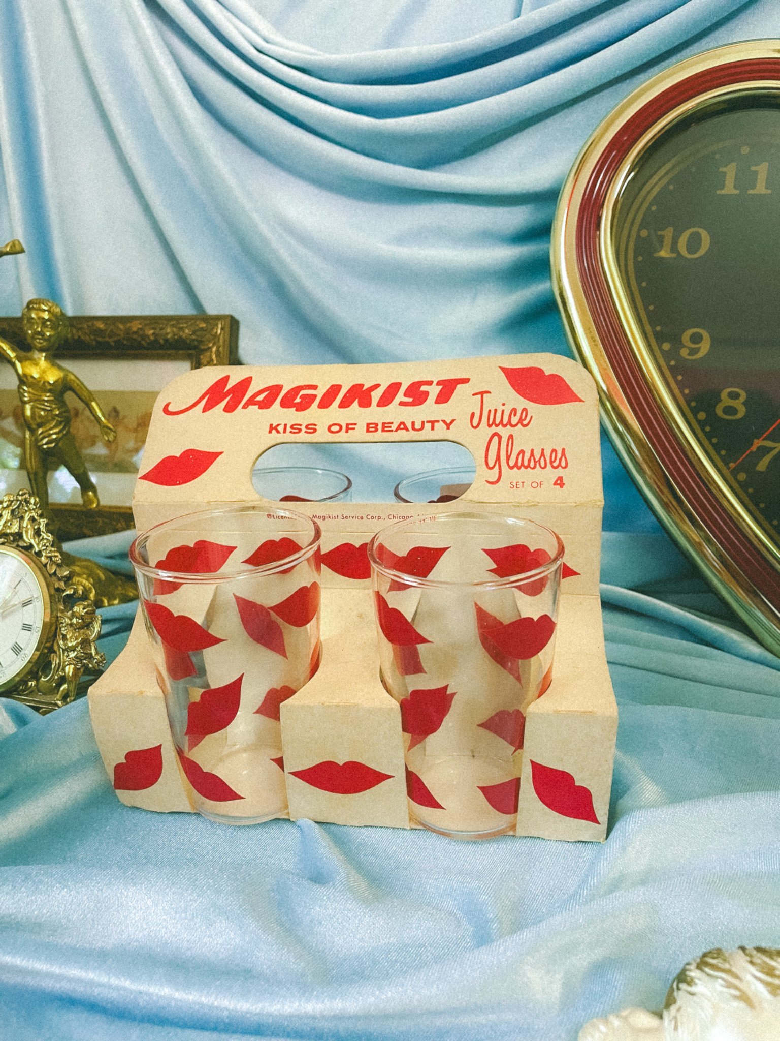 *NEW* magikist red lips juice glass set