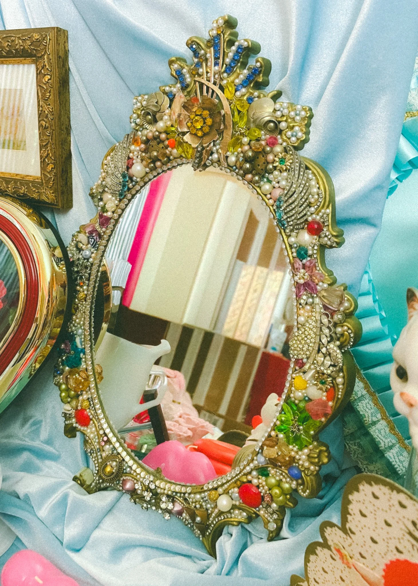 *NEW* bejeweled wall mirror