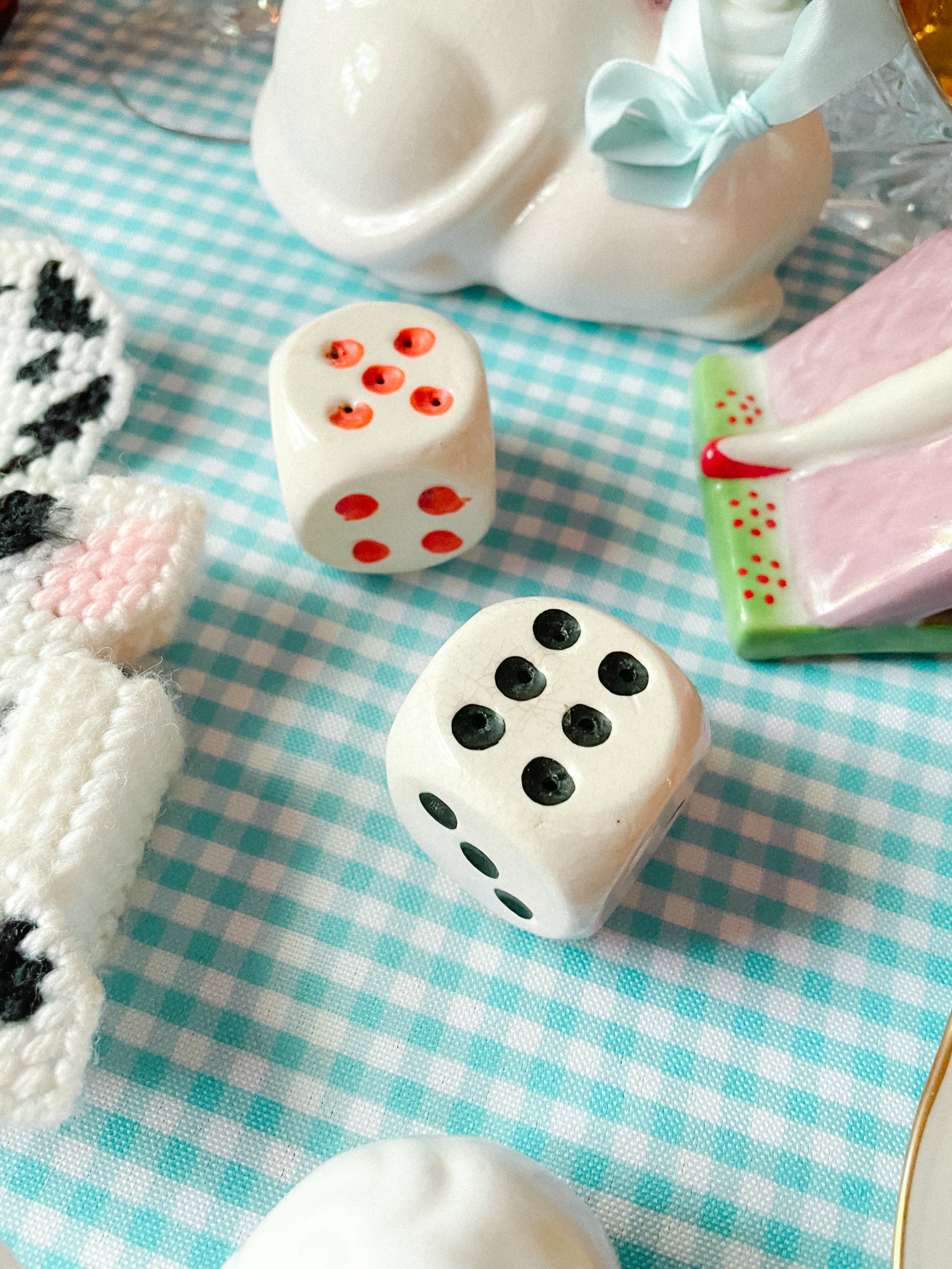 dice salt & pepper shaker set