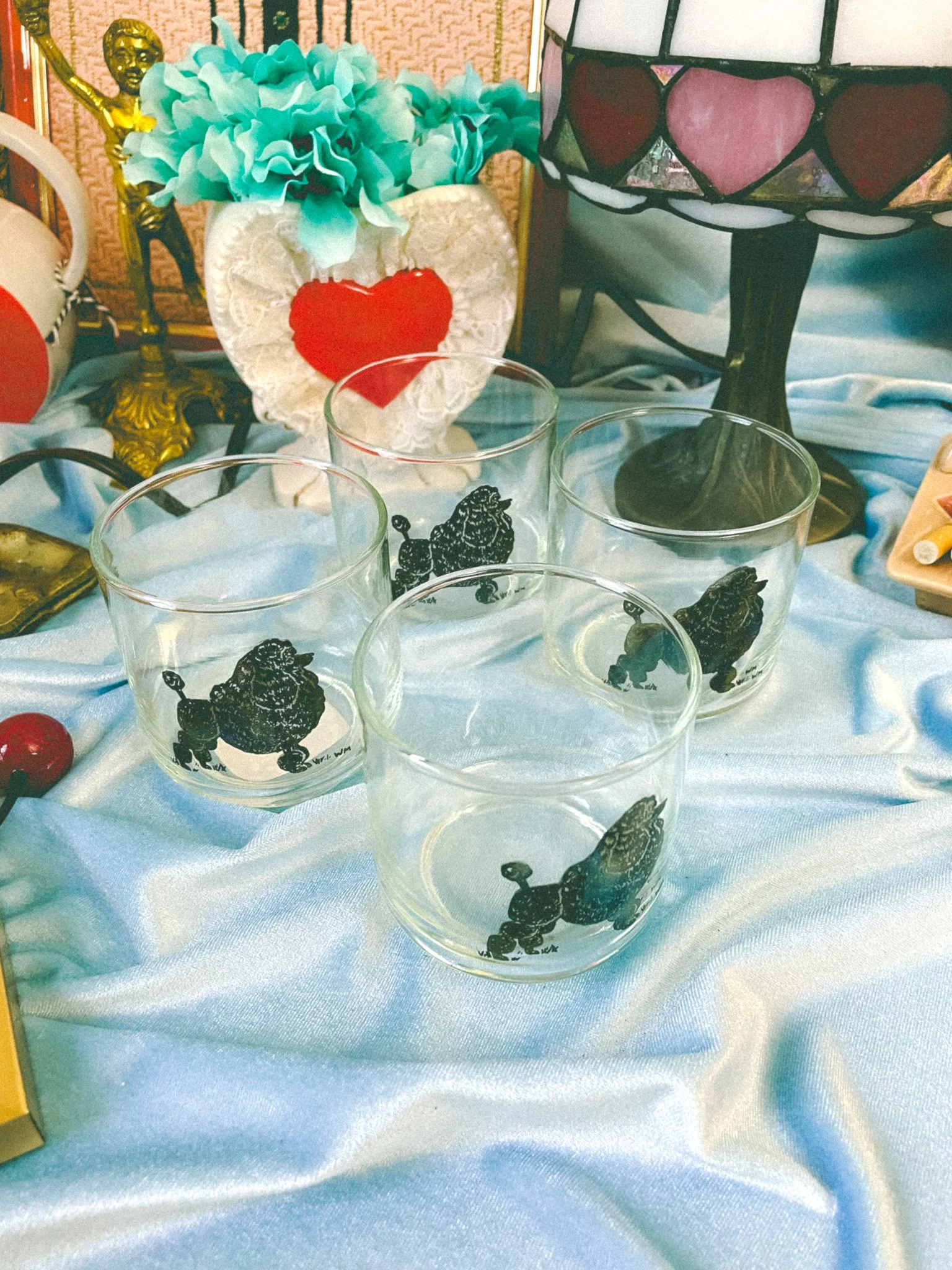*NEW* poodle lowball glasses - sold separately