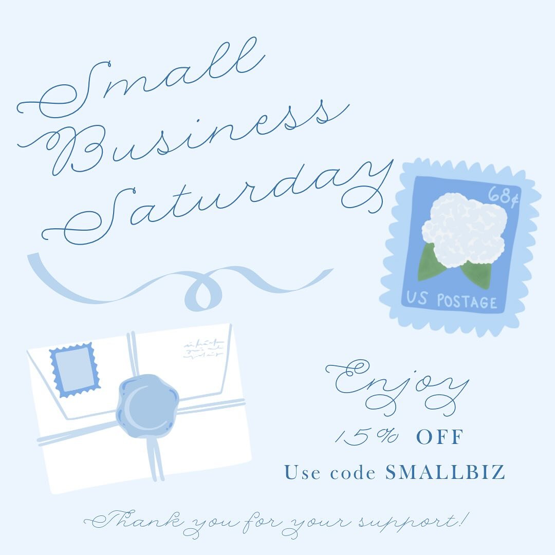 Happy Small Business Saturday! 🫶

Enjoy 15% off anything on the online shop! Visit thehesspress.com/shop and grab a stationery set, Christmas cards and gift tags! Stationery makes a great gift for your loved ones this holiday season ✨

Thank you all