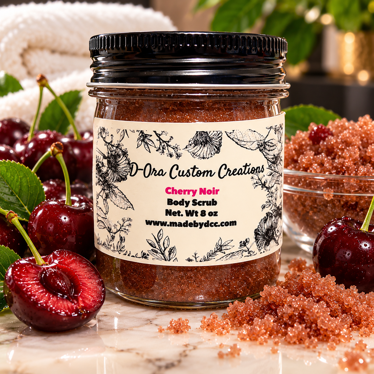 Cherry Noir Body Scrub