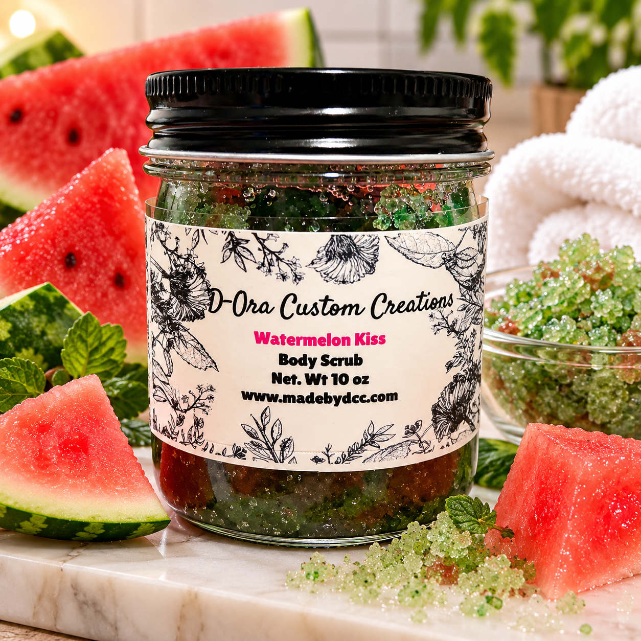 Watermelon Kiss Body Scrub by D-Ora Custom Creations