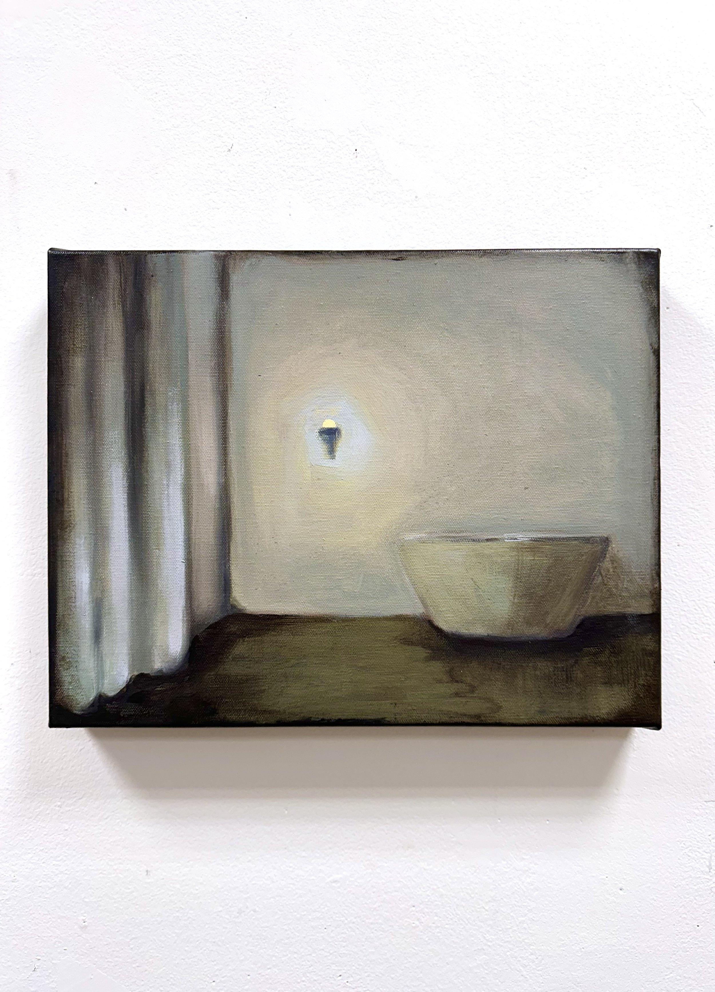 Midnight, Oil on canvas, 14 x 12 inches, 2025