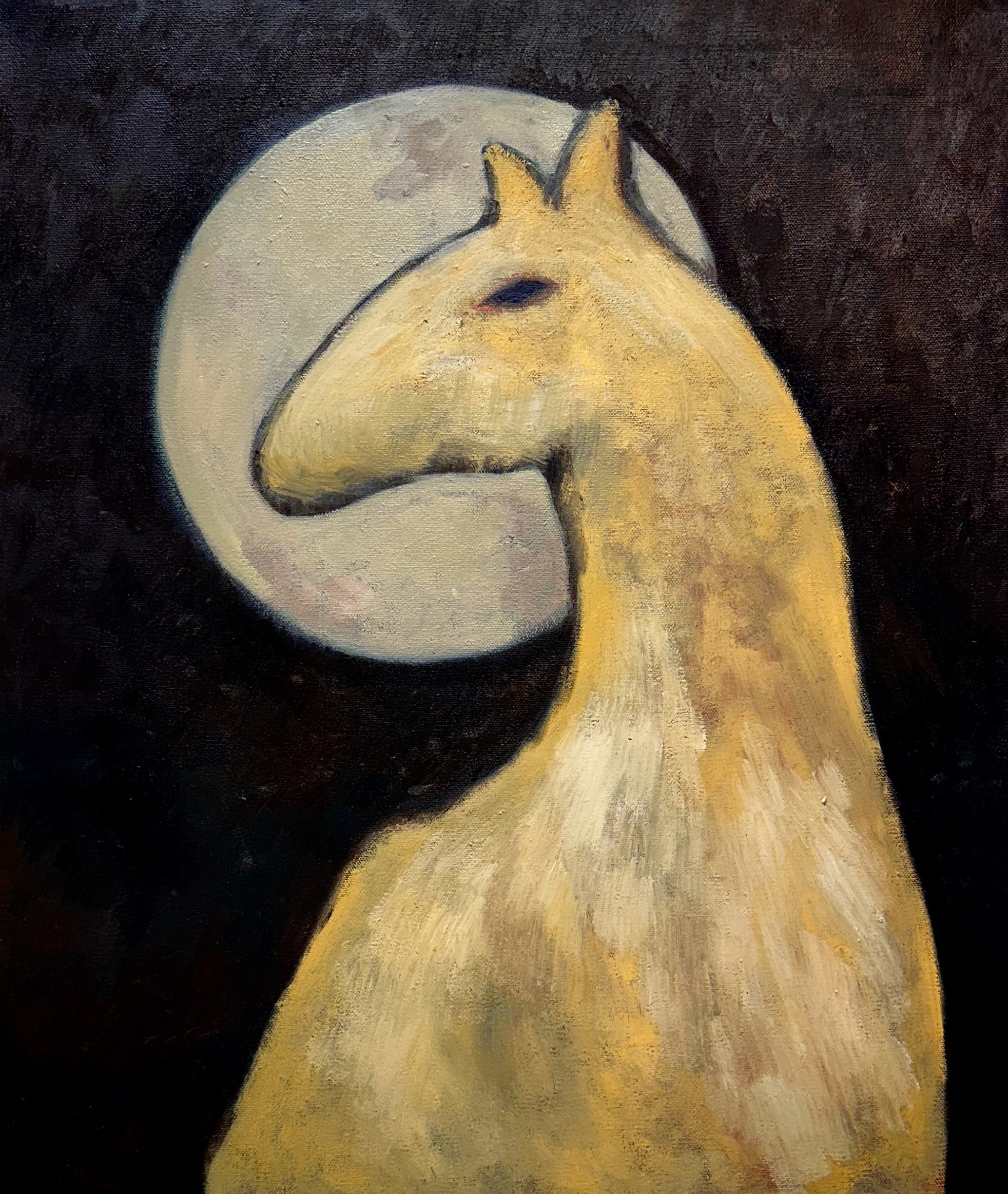 Angel, Oil on canvas, 20 x 24 inches, 2025