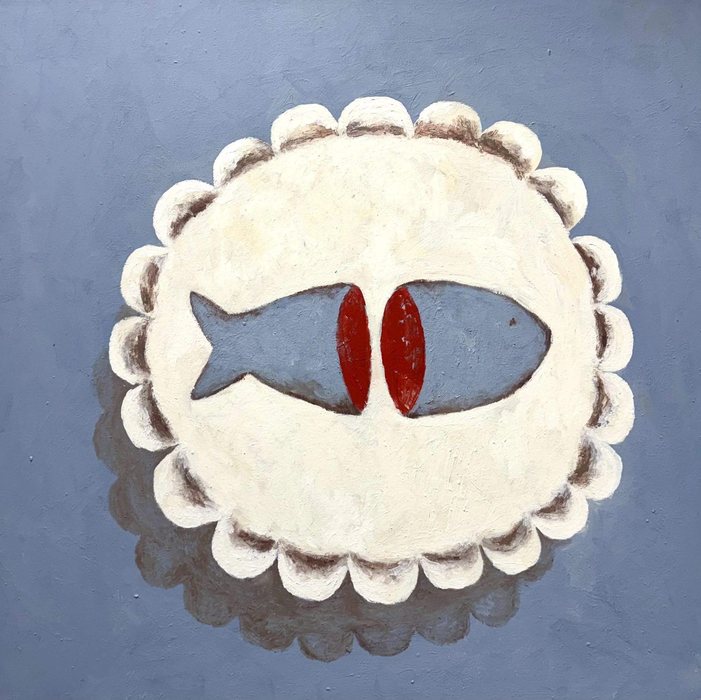 Split, oil on canvas, 36 x 36 inches 