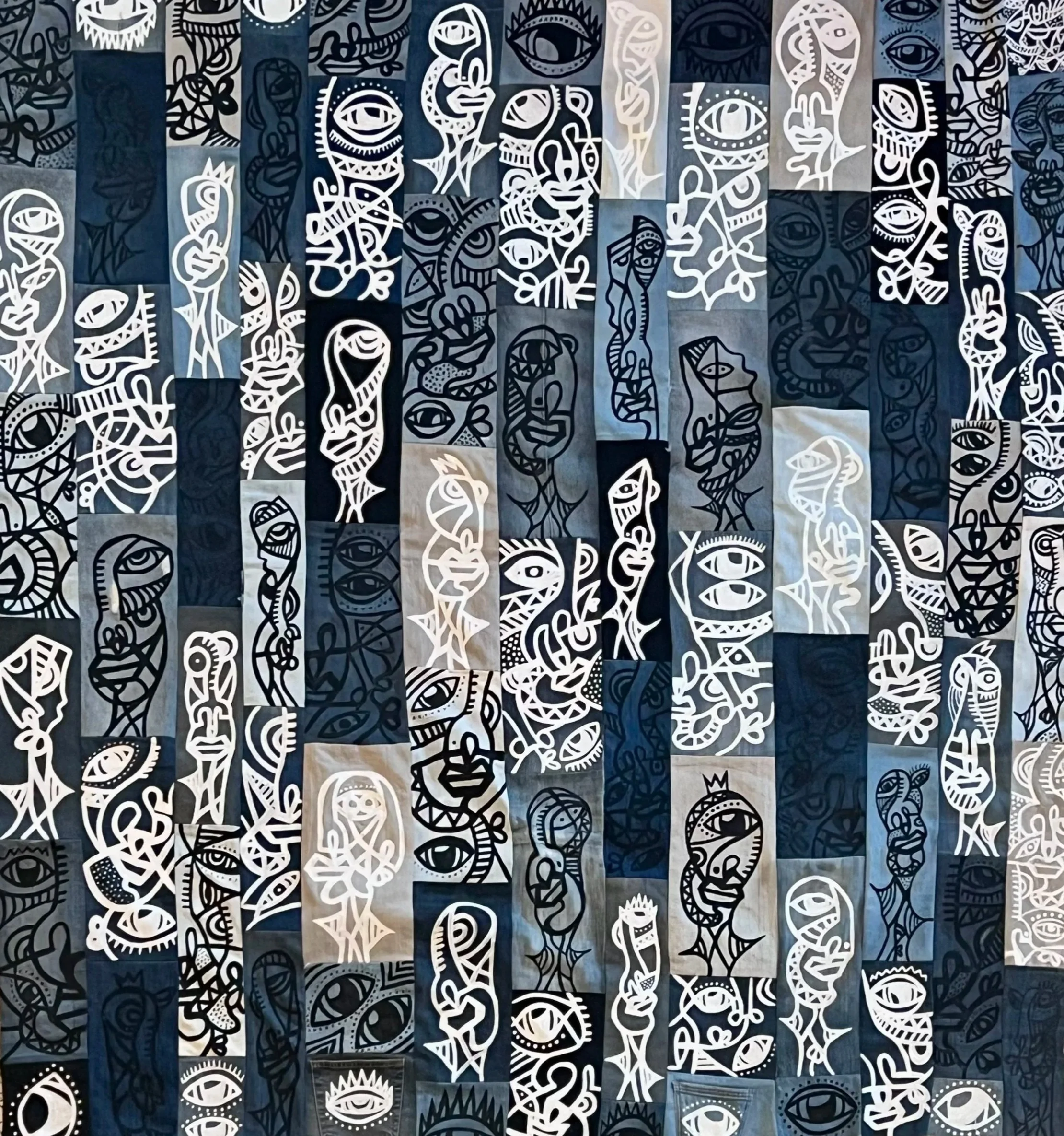 Painting on Denim Fabric - Collaboration - 2025