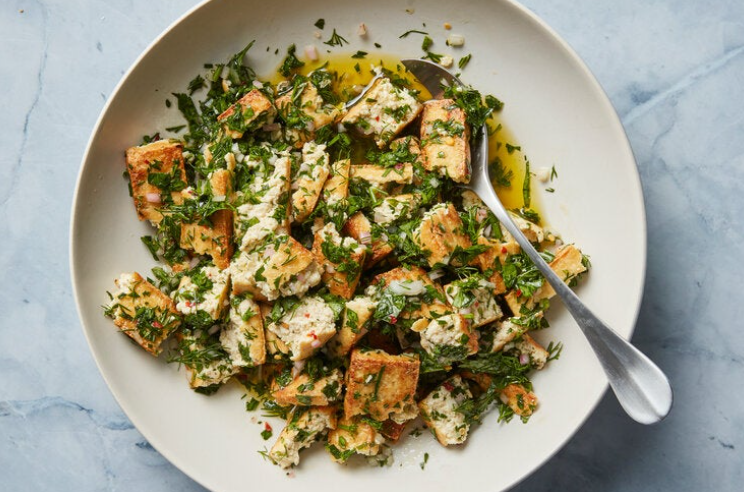 Herb-Marinated Seared Tofu