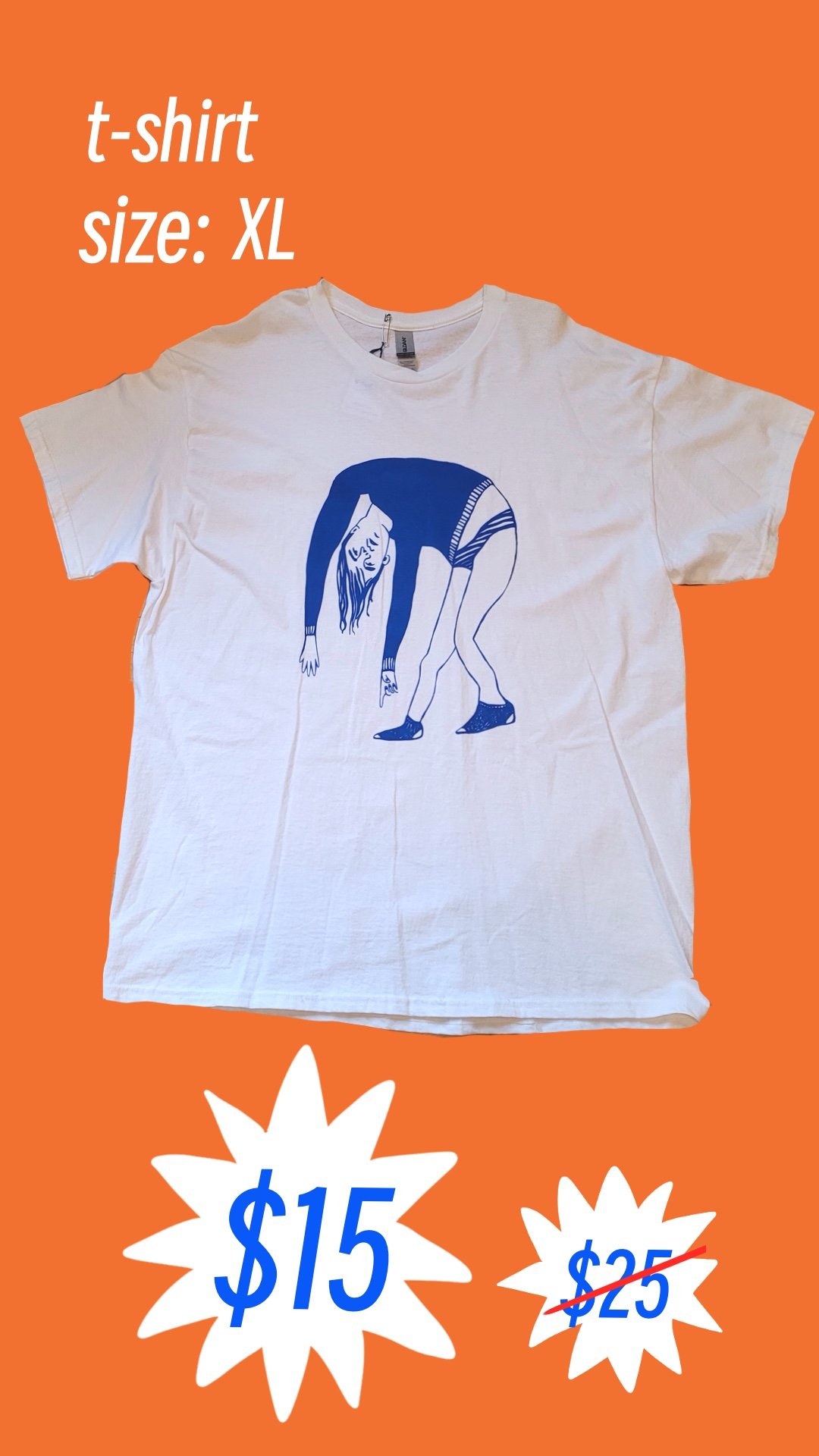 white unisex shirt (XL)