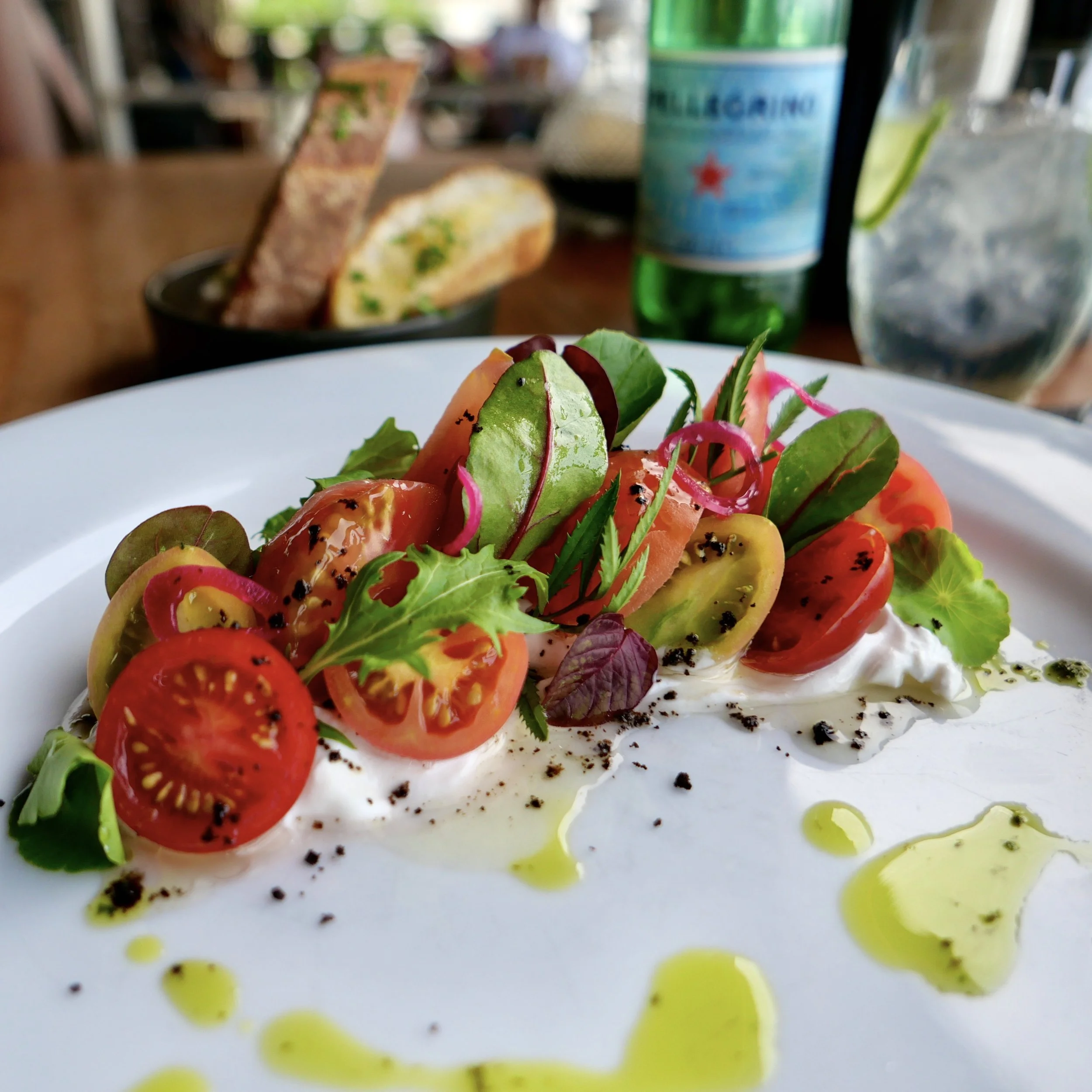 Goats cheese salad