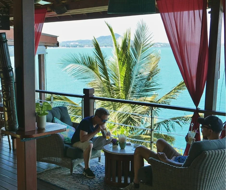 Ocean view dining