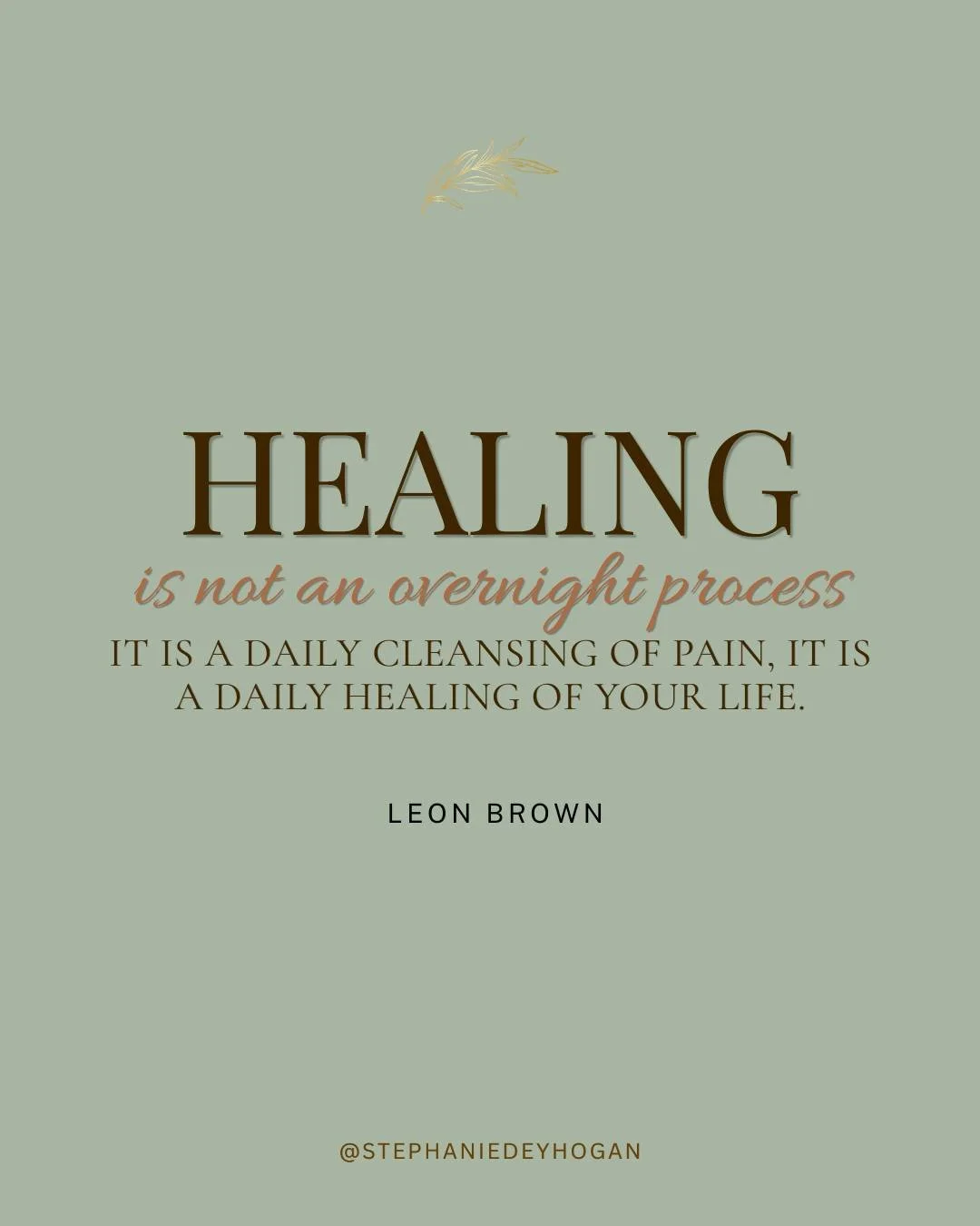 Healing is not a race. Some days are softer, some days feel heavy - both are part of the journey. Give yourself grace as you heal, one day at a time. 🤍

#perthwellness #selfhealingjourney #holisticwellness #womanshealth #nervoussystemhealing