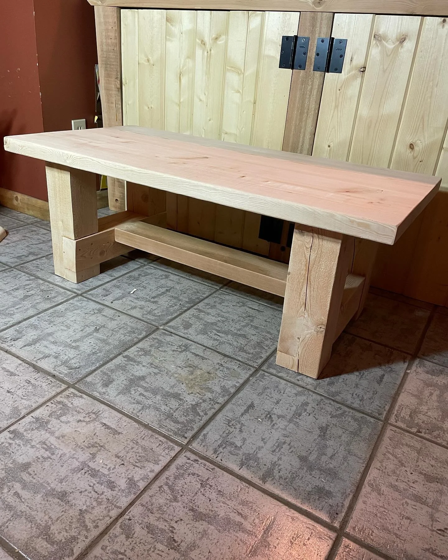 A fun coffee table project for a Christmas order!