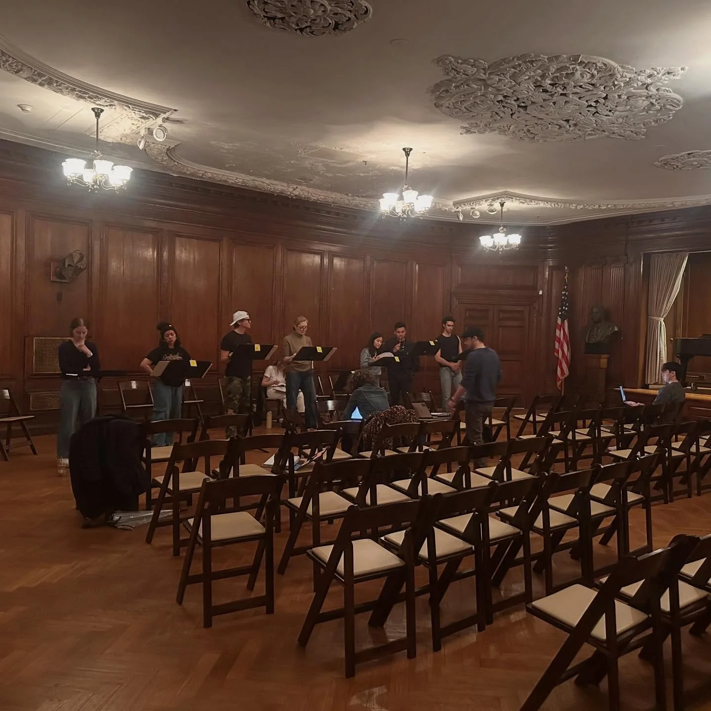 What an incredible week! We are still reeling from our 29 hour workshop of White House Princess. We were so lucky to have the most talented and kind cast and the most hard working and brilliant team!! We presented our reading at the @trbirthplacenps,