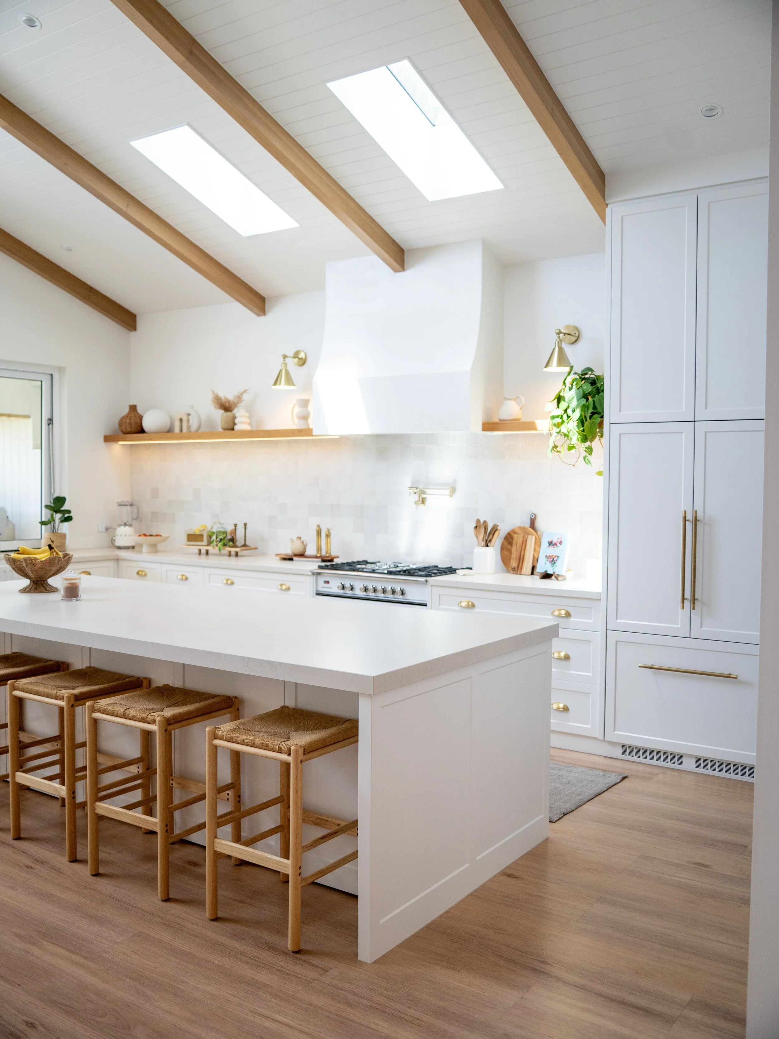 Light-filled kitchen in an Adelaide property during branding photo shoot by Serenity Homes & Design