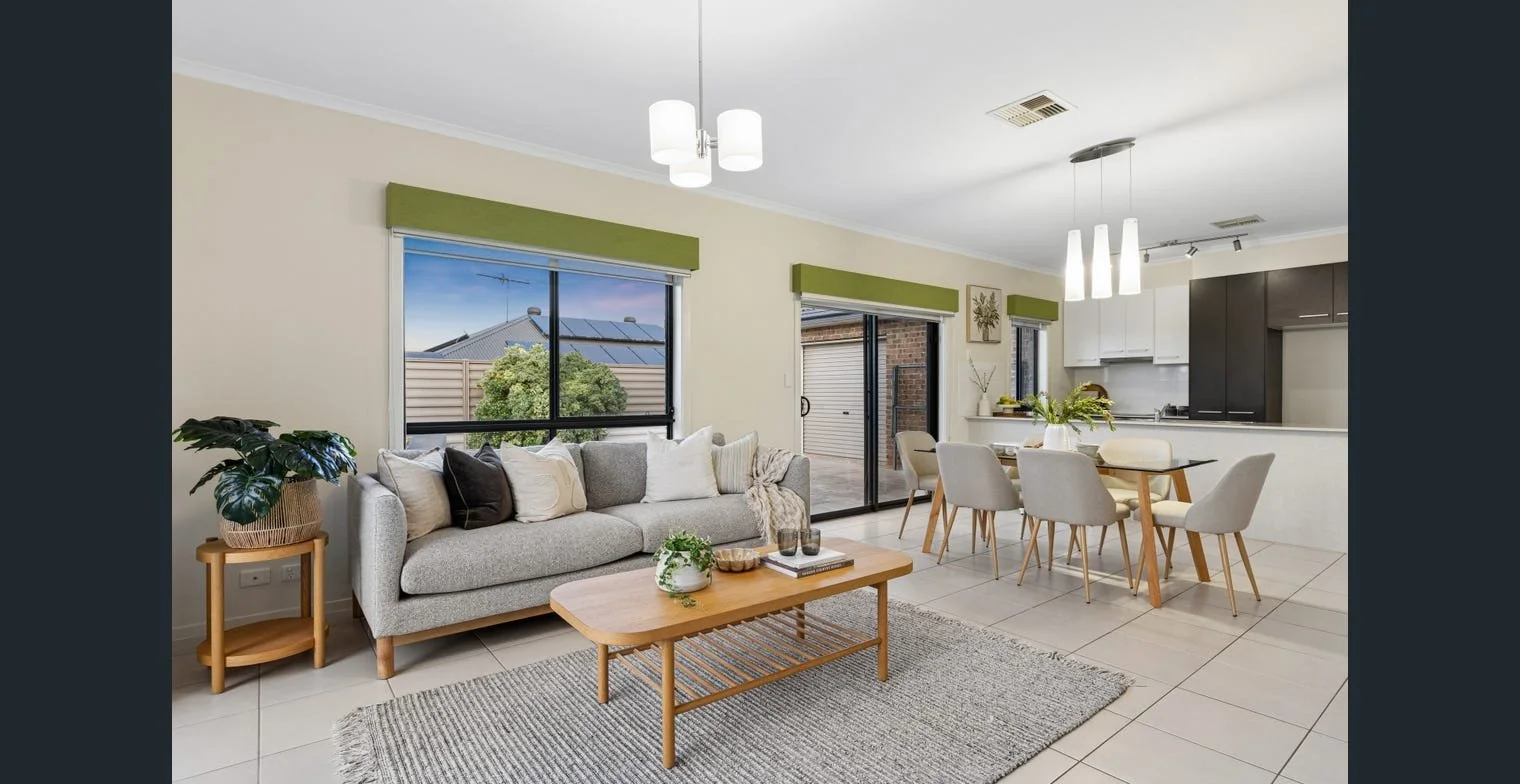 Open-plan living in a professionally presented rental property suited for all anyone no matter the stage of their life.  Strategic property management by Serenity Homes & Design