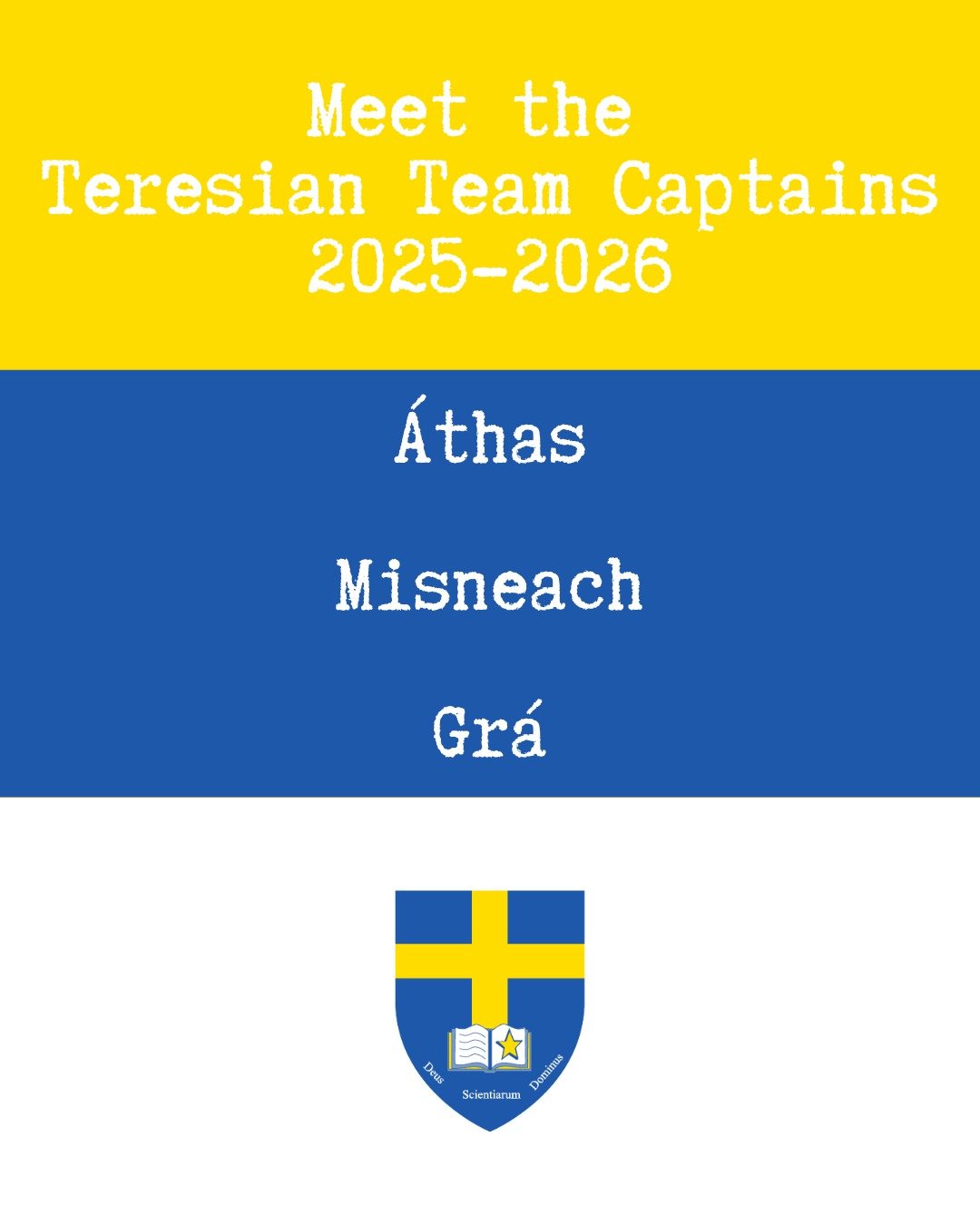 Meet the Teresian Team Captains for the 2025-26 school year!