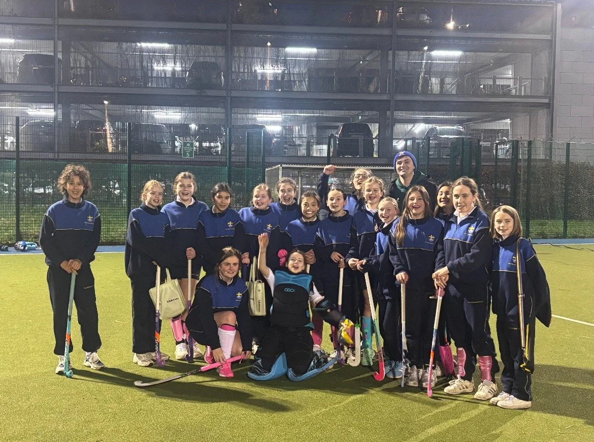 Congratulations to the Junior School hockey team who were crowned champions of a charity hockey blitz in aid of the Irish Guide Dogs held in Sion Hill on Friday. The final game came down to sudden death with Georgia showcasing nerves of steel to secu