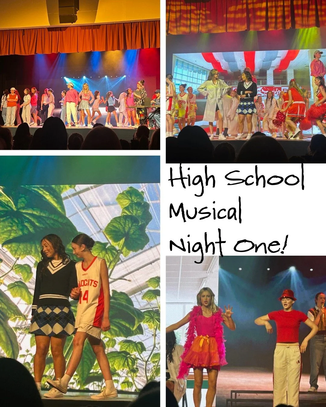 Wow - what a show! Congratulations to all the cast and crew involved in High School Musical which opened last night! If you haven't got your tickets yet there are a few still available for this evening and tomorrow evening. They can be purchased here