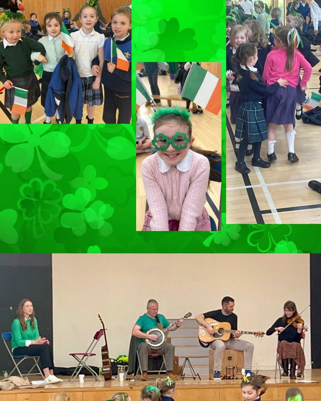 The Junior and Pre-School 3 children had a fantastic time at the Traditional Irish music session this morning! Thanks to everyone who took part!