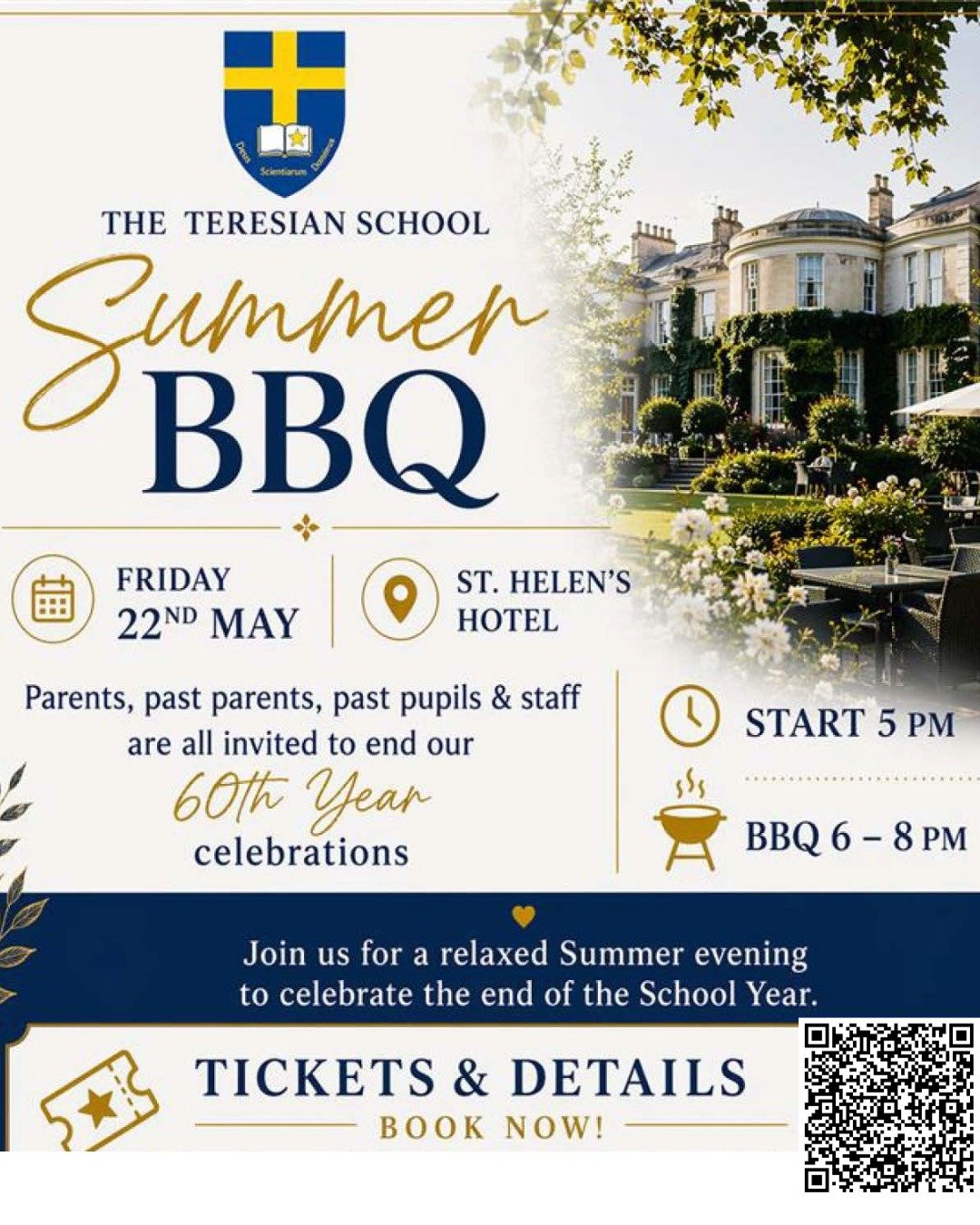 Last chance to get your ticket for Friday's BBQ! Bookings have to close today. Don't miss out!