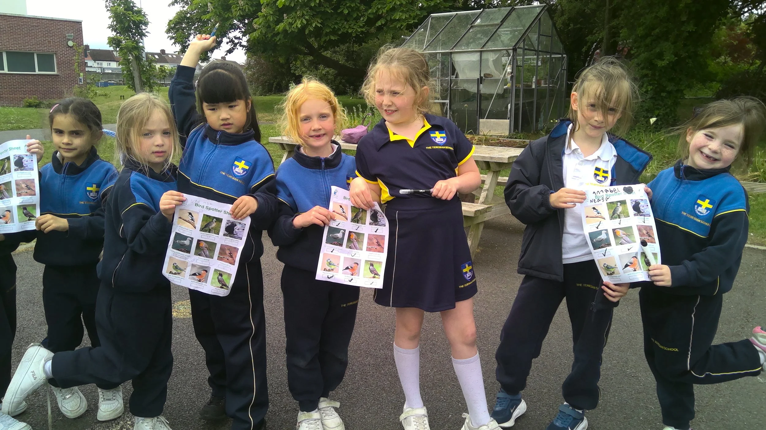 This afternoon, the children from Kinder B had a great time bird spotting in the school grounds for National Biodiversity Week and Laudato Si Week. #laudatosimovement