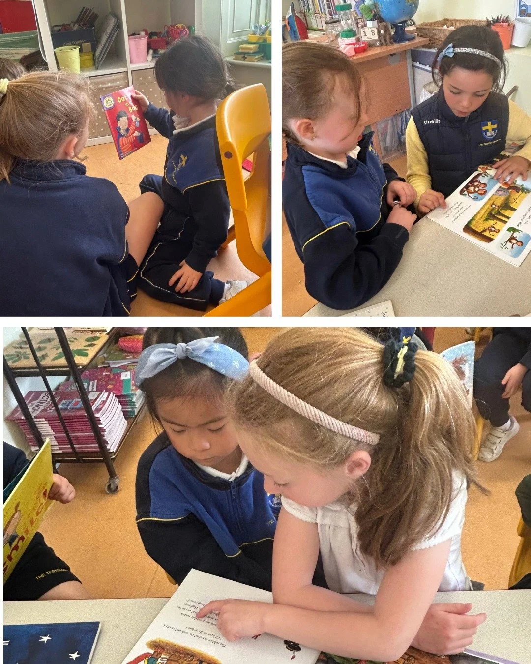 Class 1 have had a busy few days! They read their favourite fiction books to Kinder A students and designed escape routes to secretly exit the school with underground tunnels and exciting rooms beneath the school!