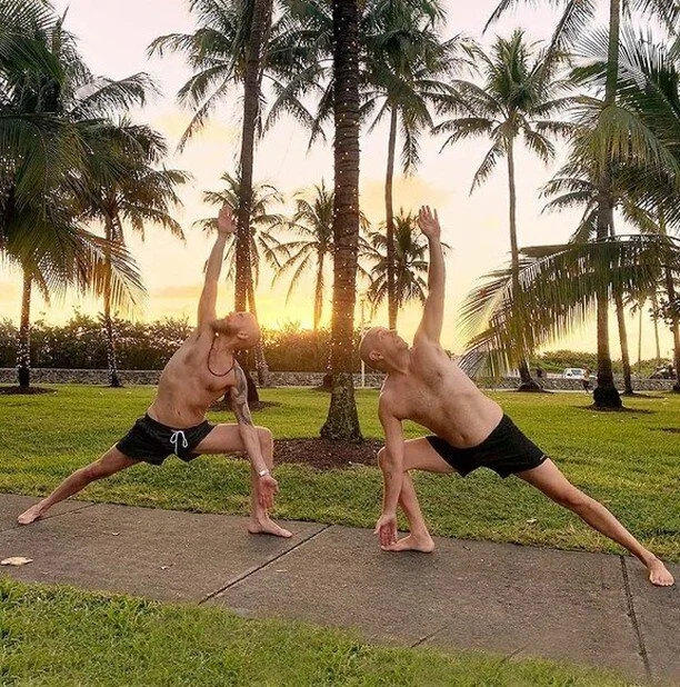 "Triangle Pose- our master posture."

We just wanted to take a moment to thank you for choosing us. We know that the past holiday weekend made getting around the beach more challenging. Thank you for your extra effort. 

#glowhotyogamiami #