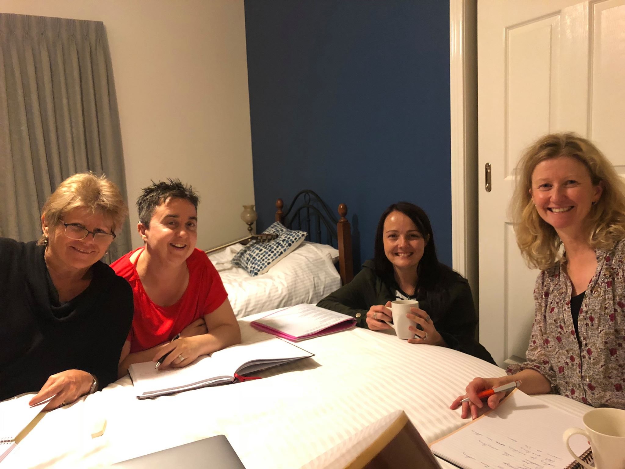 with Shirley Lyn, Tan Marie, Mary Harrison (& Kerrie Garside who took the photo)