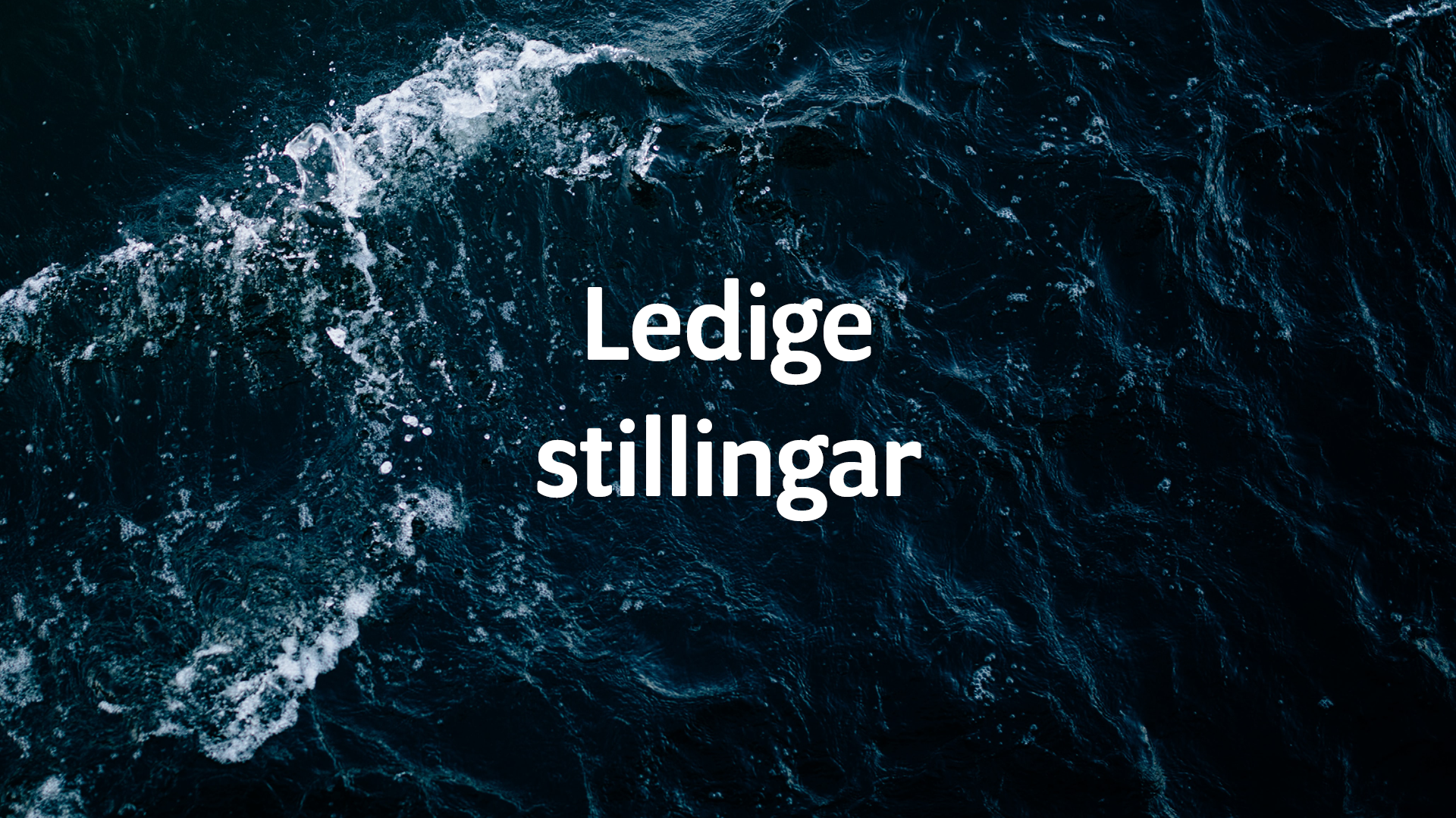Ledige stillingar i nettverket