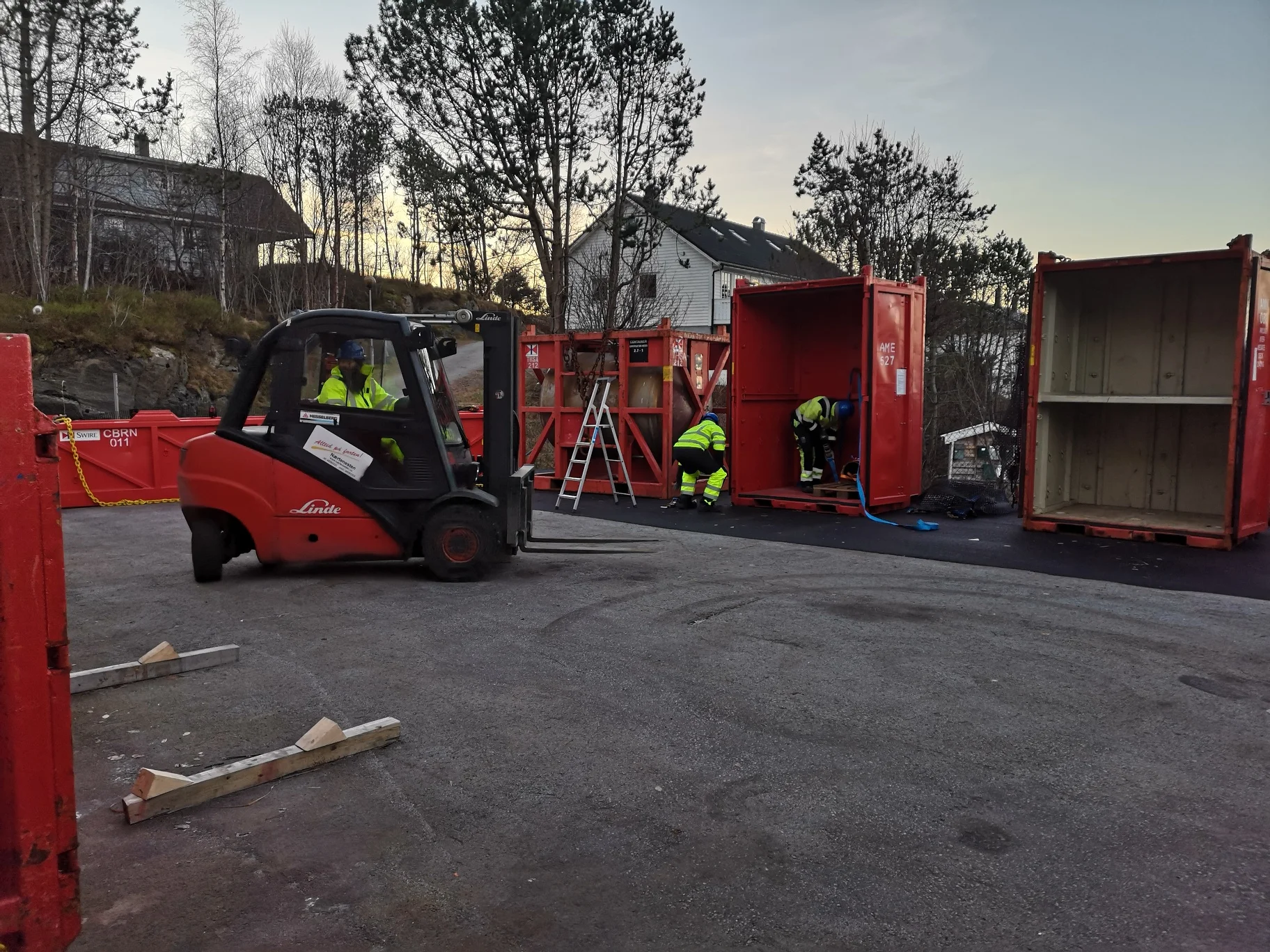 Origod AS klar med kursdatoar for pakking, plassering, sikring og transport av last