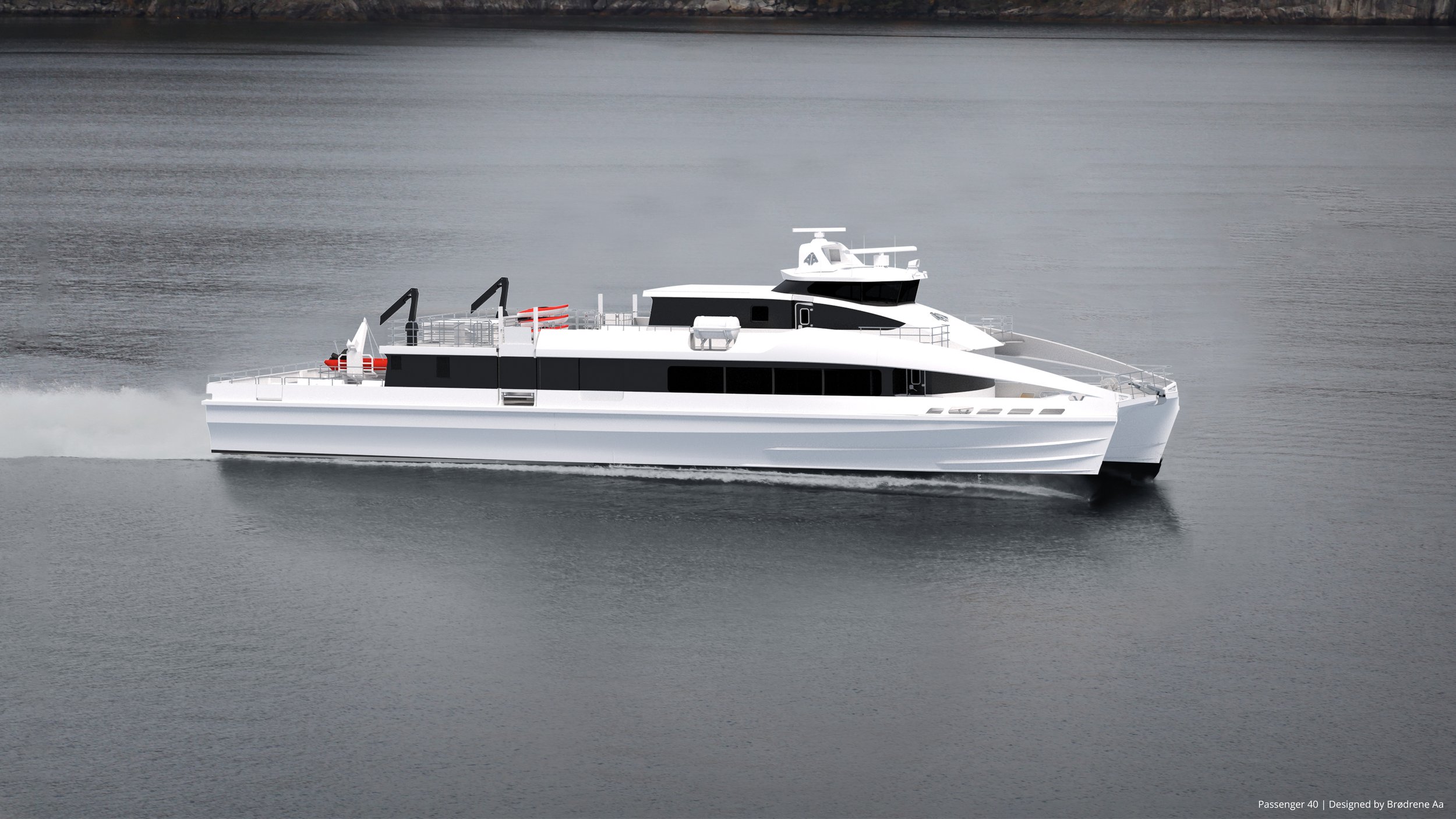 Brødrene Aa og Norled inngår kontrakt om bygging av to elektriske hurtigbåtar