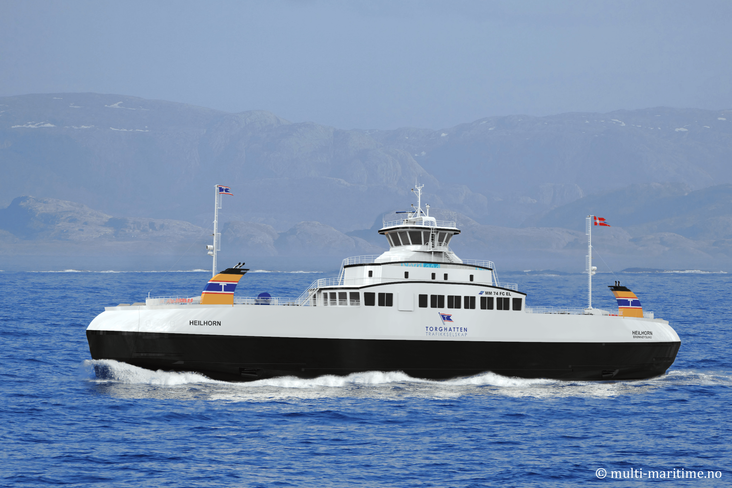 Multi Maritime med design på nok eit nybygg for Torghatten Trafikkselskap