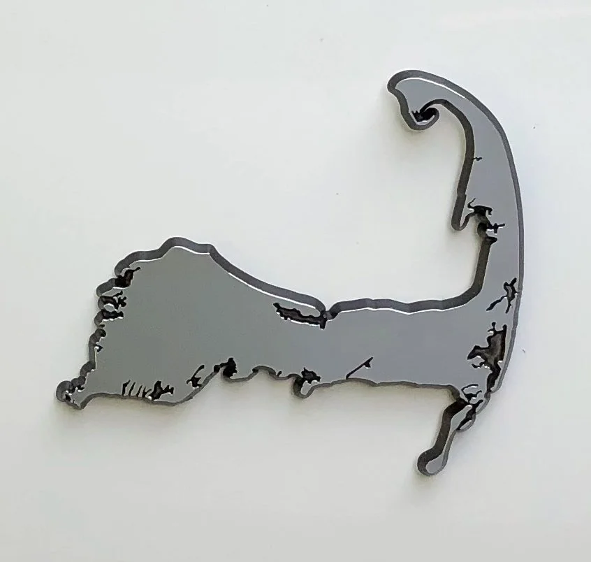 Cape Cod Chrome Auto Emblem