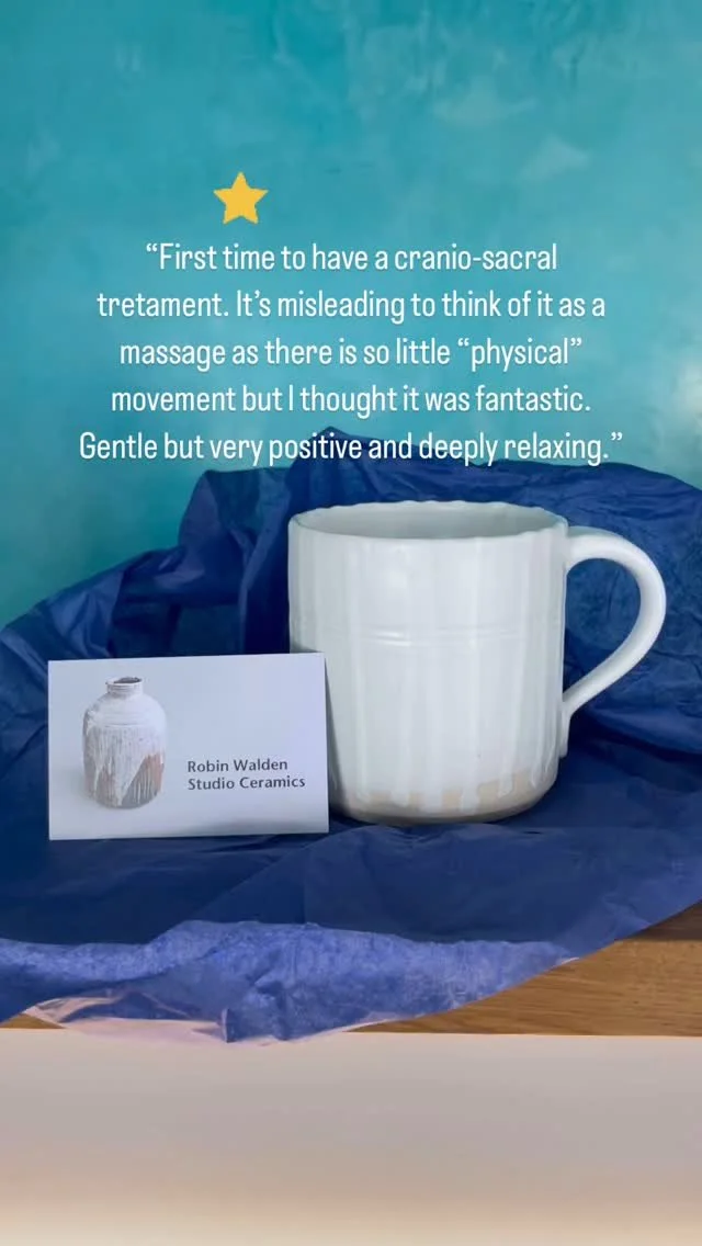 Review Time π€
The words with this beautiful handcrafted gift from @robinwaldenceramics β¨π
#biodynamiccraniosacraltherapy #craniosacraltherapy #craniosacralbiodynamics #somatichealing #reviewtime #mederiwellness #holistichealth