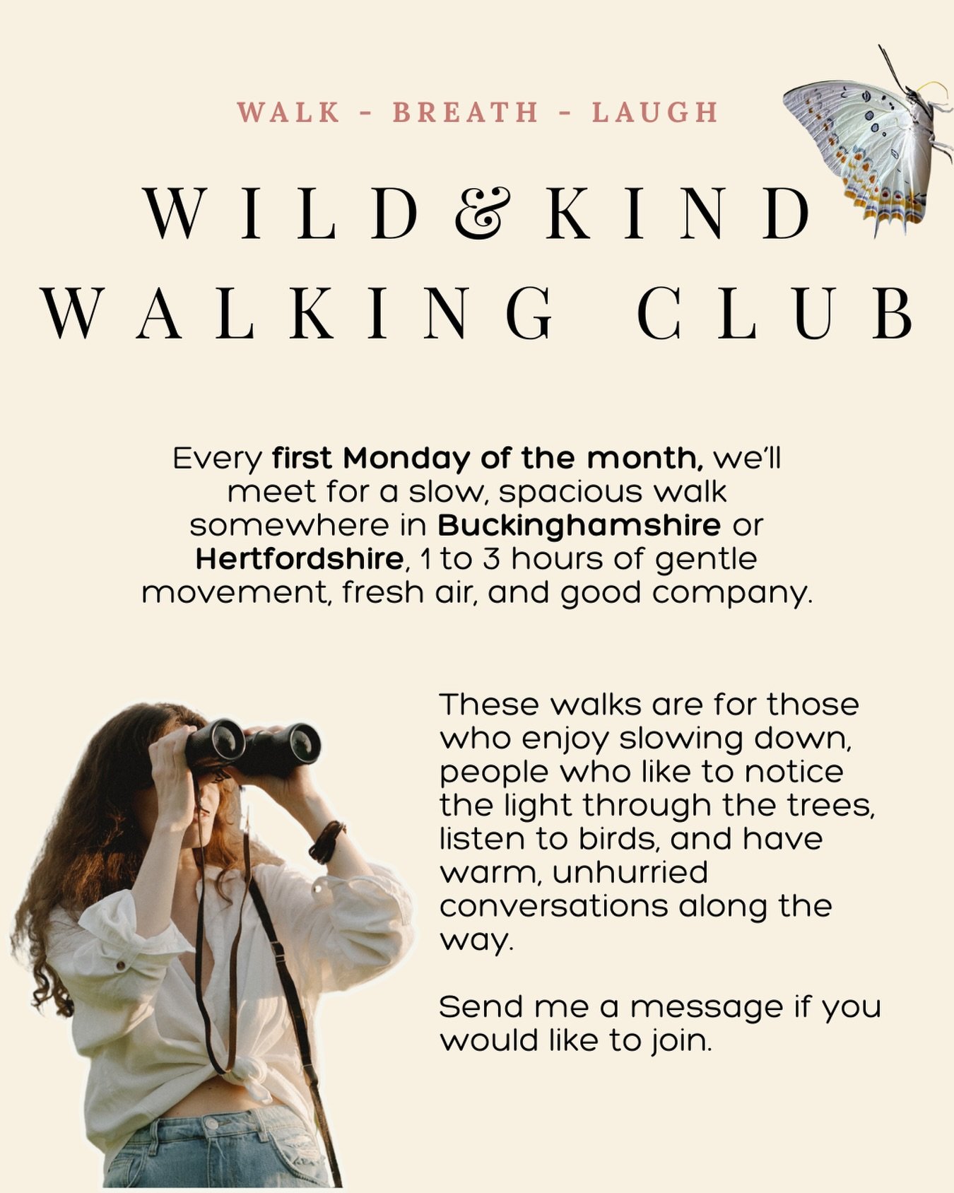 Join us for a spacious walk at Wigginton on January 5th 👣

If you&rsquo;ve been needing a slow morning in nature - fresh air, soft movement, and warm, unhurried conversation - come join the Wild &amp; Kind Walking Club this month. 🧡

📍 Wigginton
?