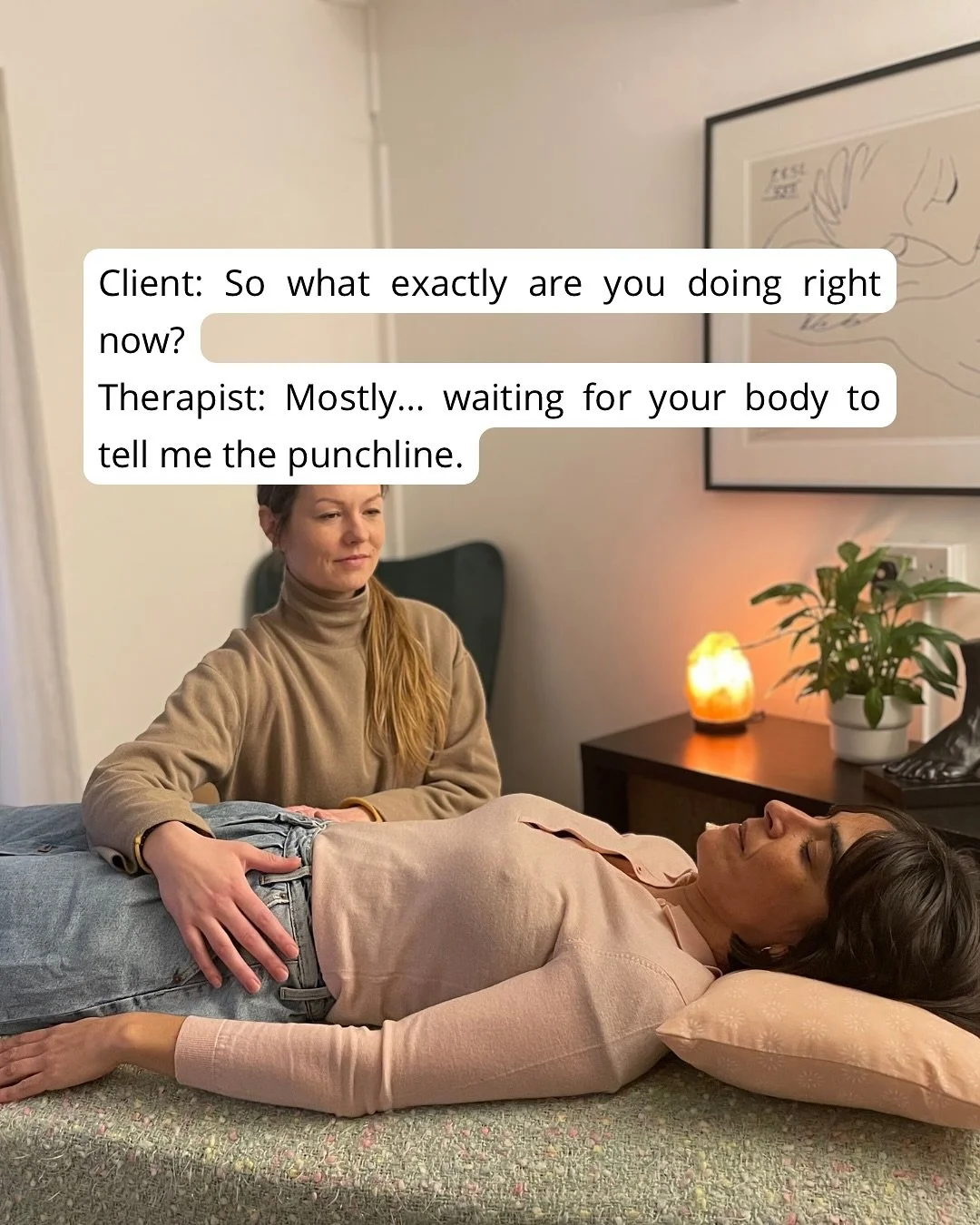 Craniosacral Therapy Memes 🤭

Having fun isn&rsquo;t just for kids &mdash; it&rsquo;s an everyday skill. ✨ Think of it like brushing your teeth, but for your nervous system. 😄

#biodynamiccraniosacraltherapy #craniosacraltherapist #therapistmemes #