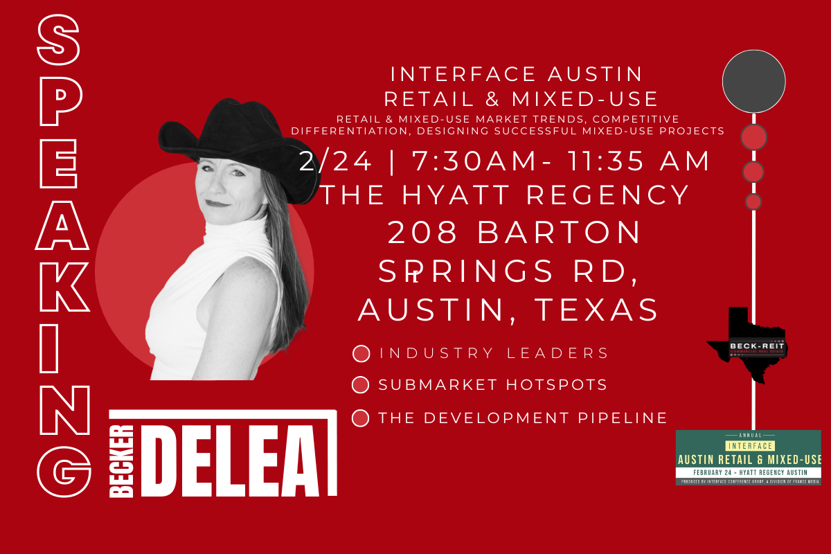 DeLea Speaking Interface Austin Retail &amp; MIXED-USE