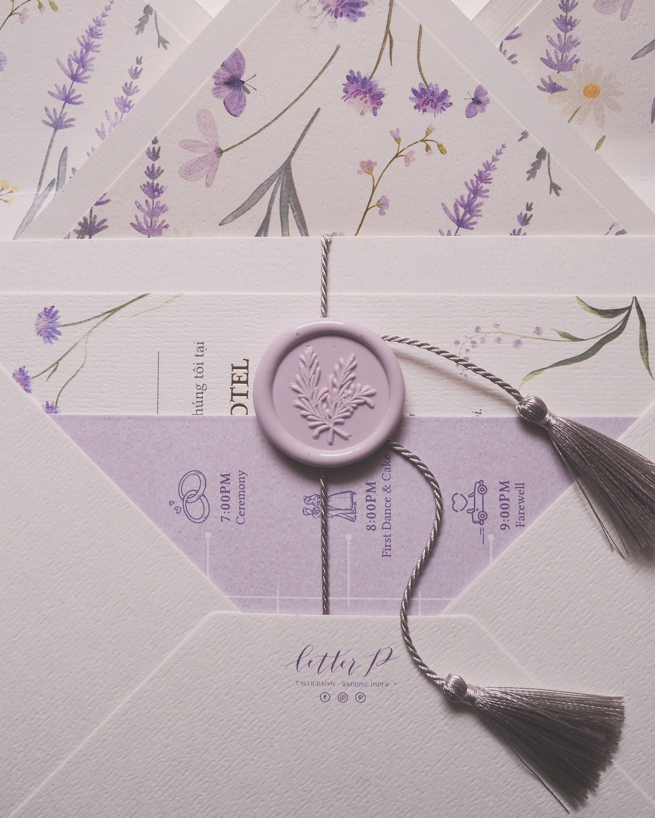 Lilac Lavender Field