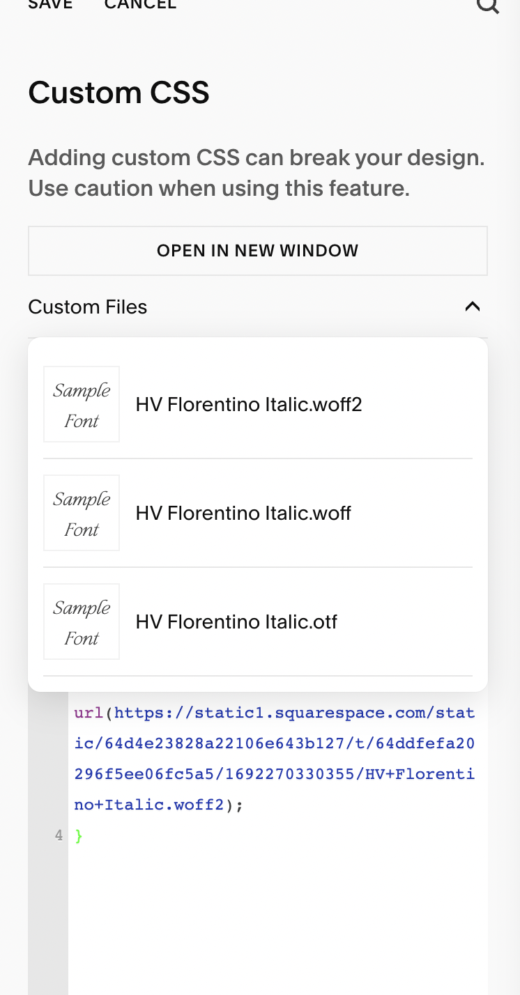 How to Add a Custom Font to Your Buttons with Custom CSS — Be Creative ...
