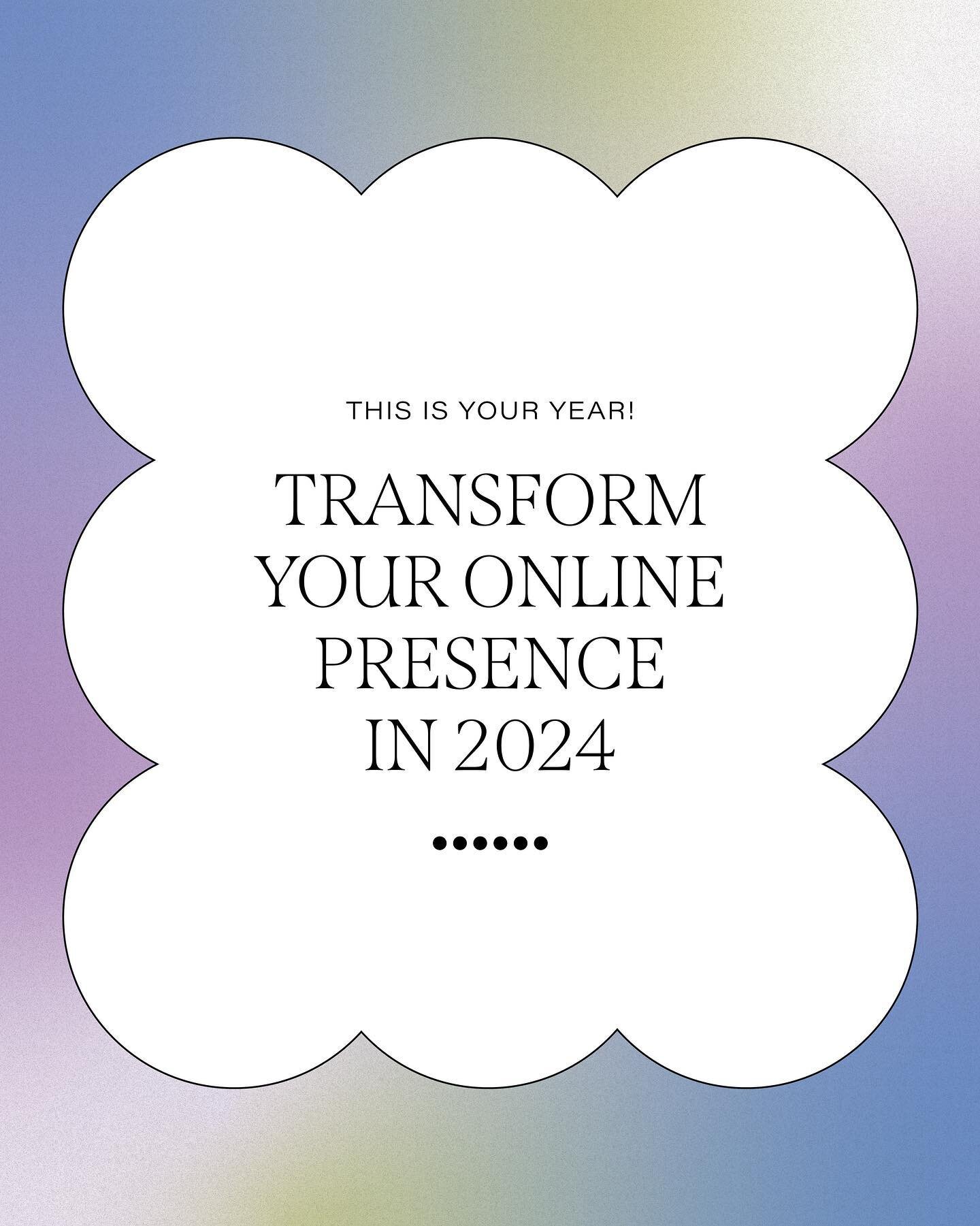 Ready to level up your online presence this year? 🚀 Here&rsquo;s how we can work together in 2024.

🎨 Squarespace Website Design &amp; Development: Your digital storefront deserves a priority this year and I&rsquo;ve got you covered. It&rsquo;s tim