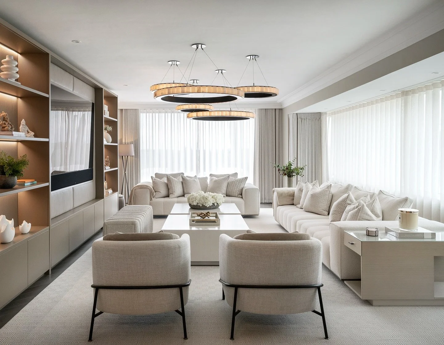 A F T E R  T H E  B E F O R E ✨

Swipe to see &lsquo;during&rsquo; and &lsquo;before&rsquo; this beautiful formal lounge scheme came to life at our Magnolia View project.

Our clients dreamed of a soft, light, all-cream palette, so our role was to br