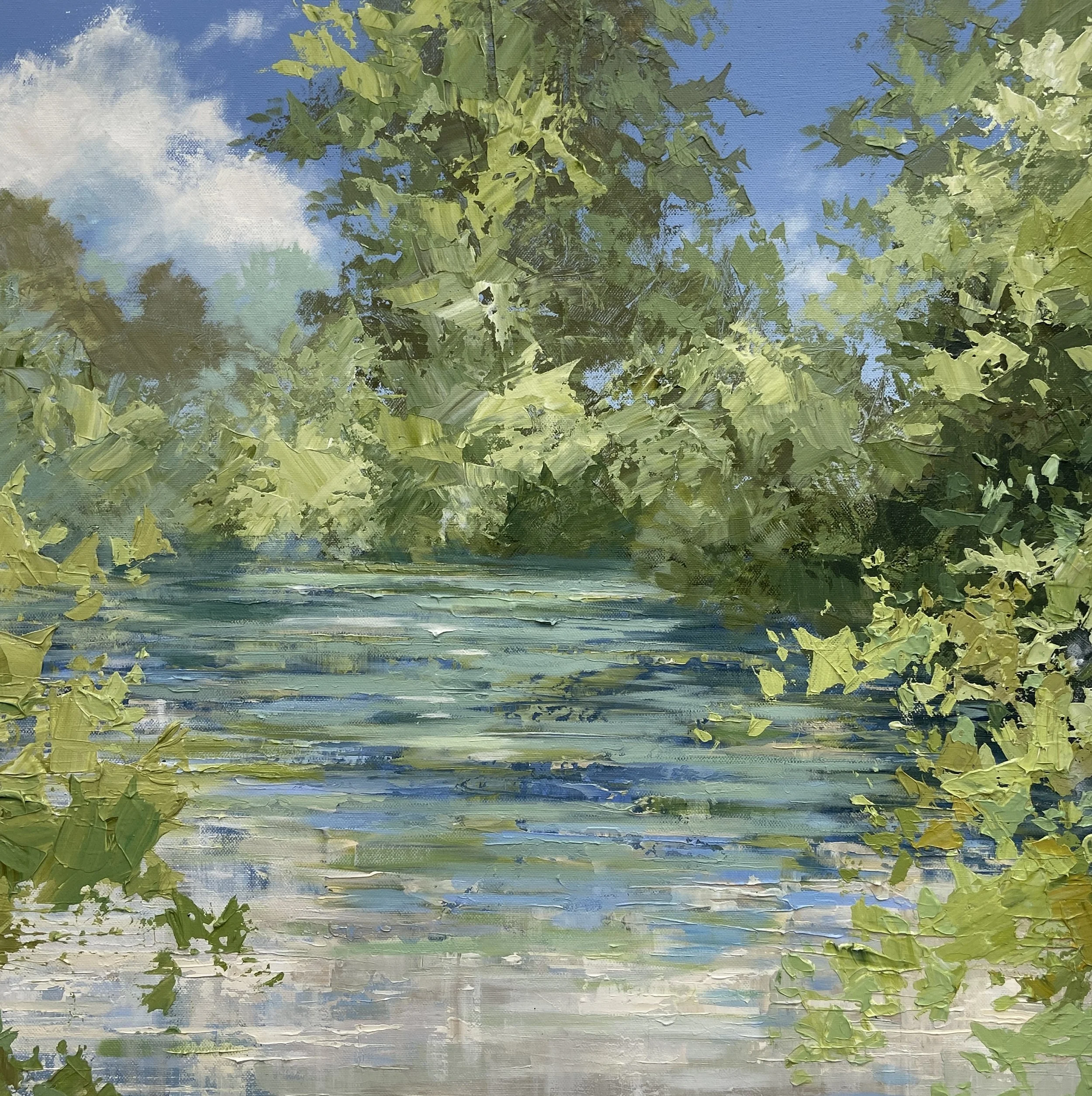 The River Alre 50x50cm