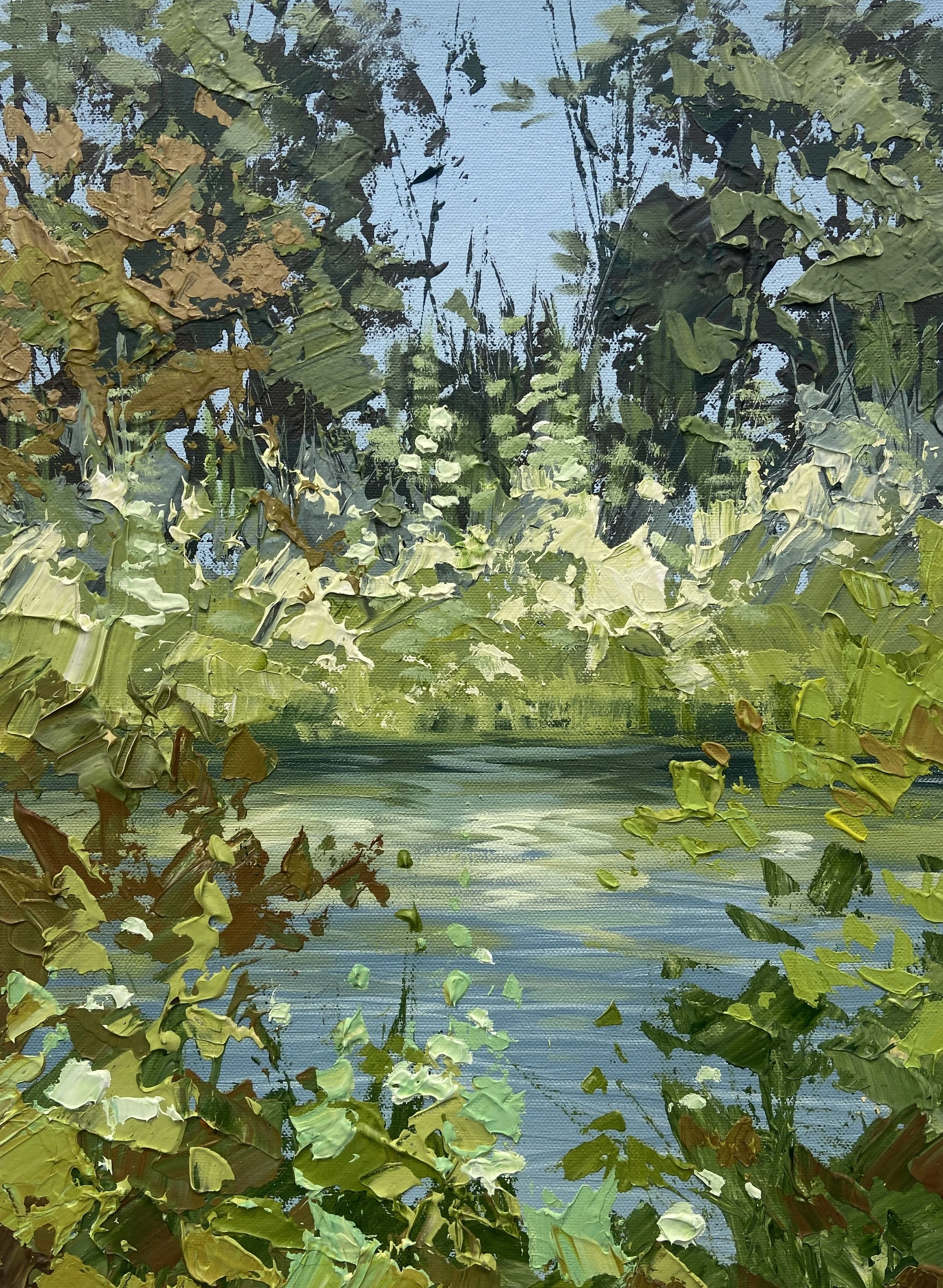 Newt Green 30×40cm