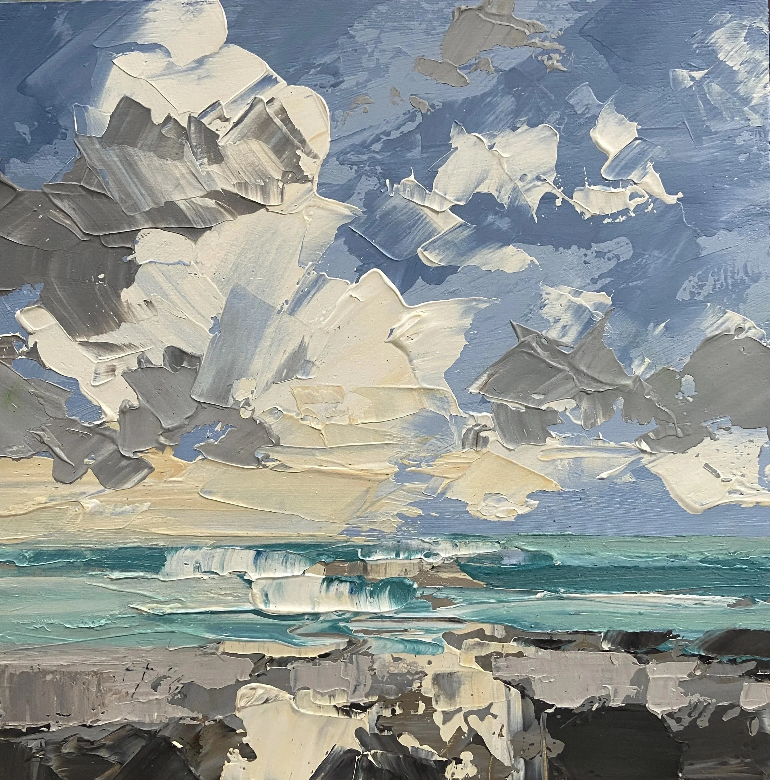 Coastal Study II 30x30cm
