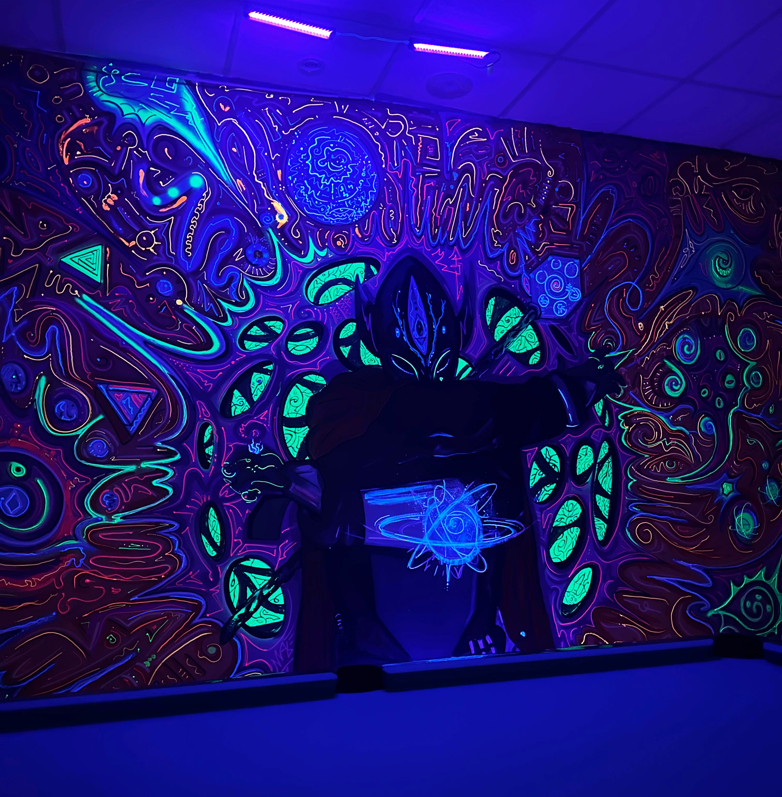 Mural de mp6 para club social