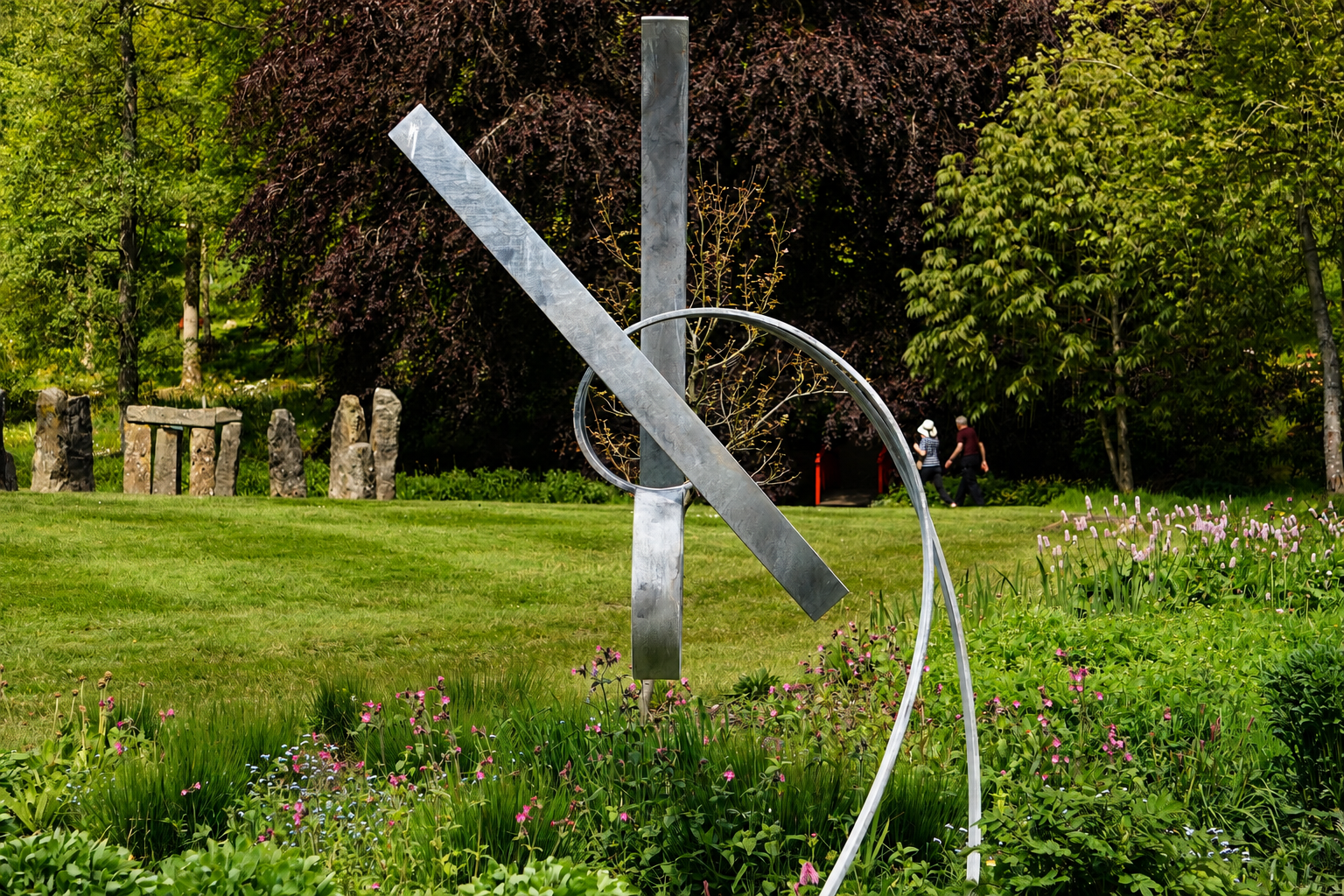 xl metal galvanised sculpture by kit garnett