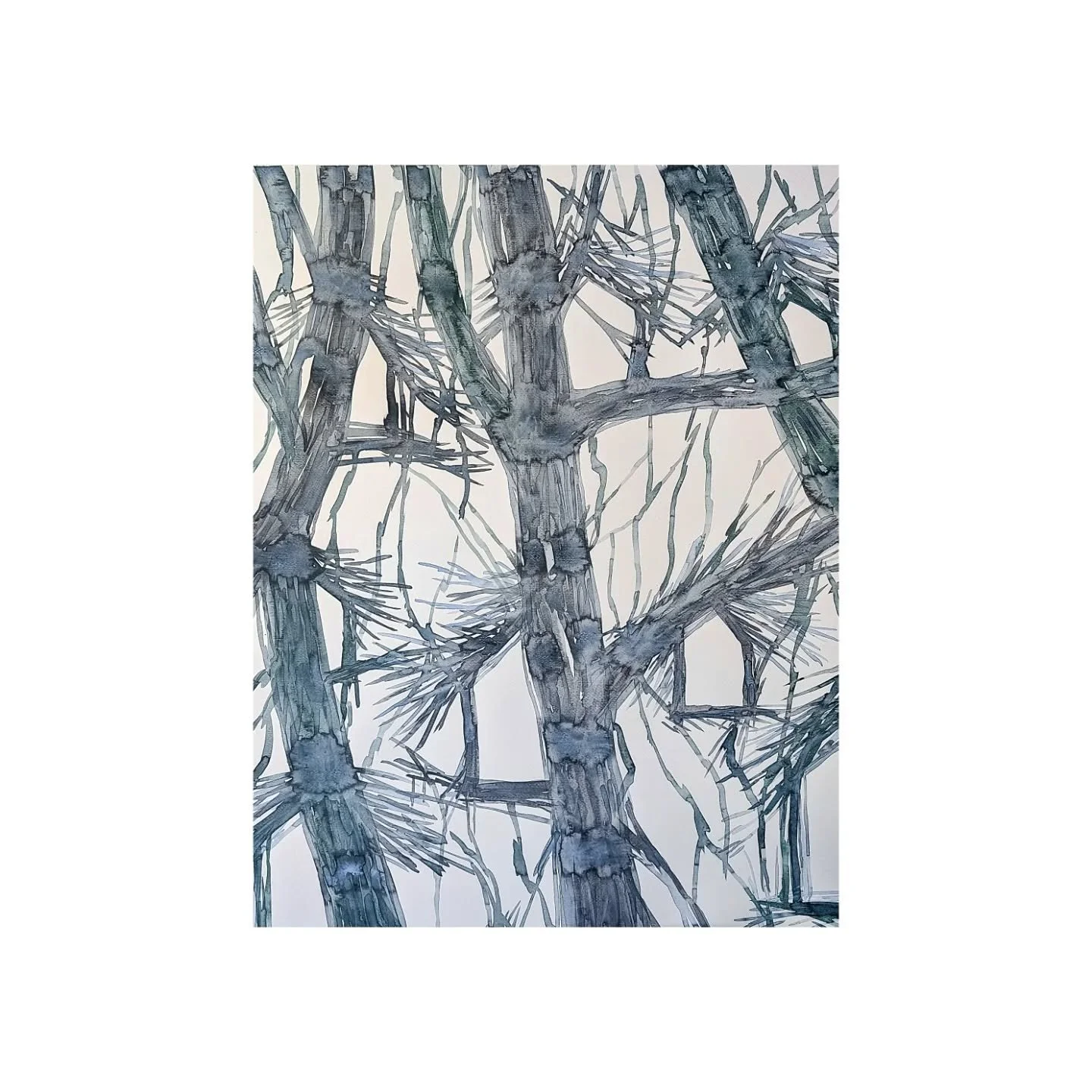 Eines meiner Aquarelle ist momentan Teil der Ausstellung FOREST SHELTER in der Wiegmann Klinik der DRK Kliniken in Berlin. Passend zu dem besonderen Ort der Ausstellung habe in Symbole des Schutzes dargestellt. Hier sind es H&auml;user, die sich im G