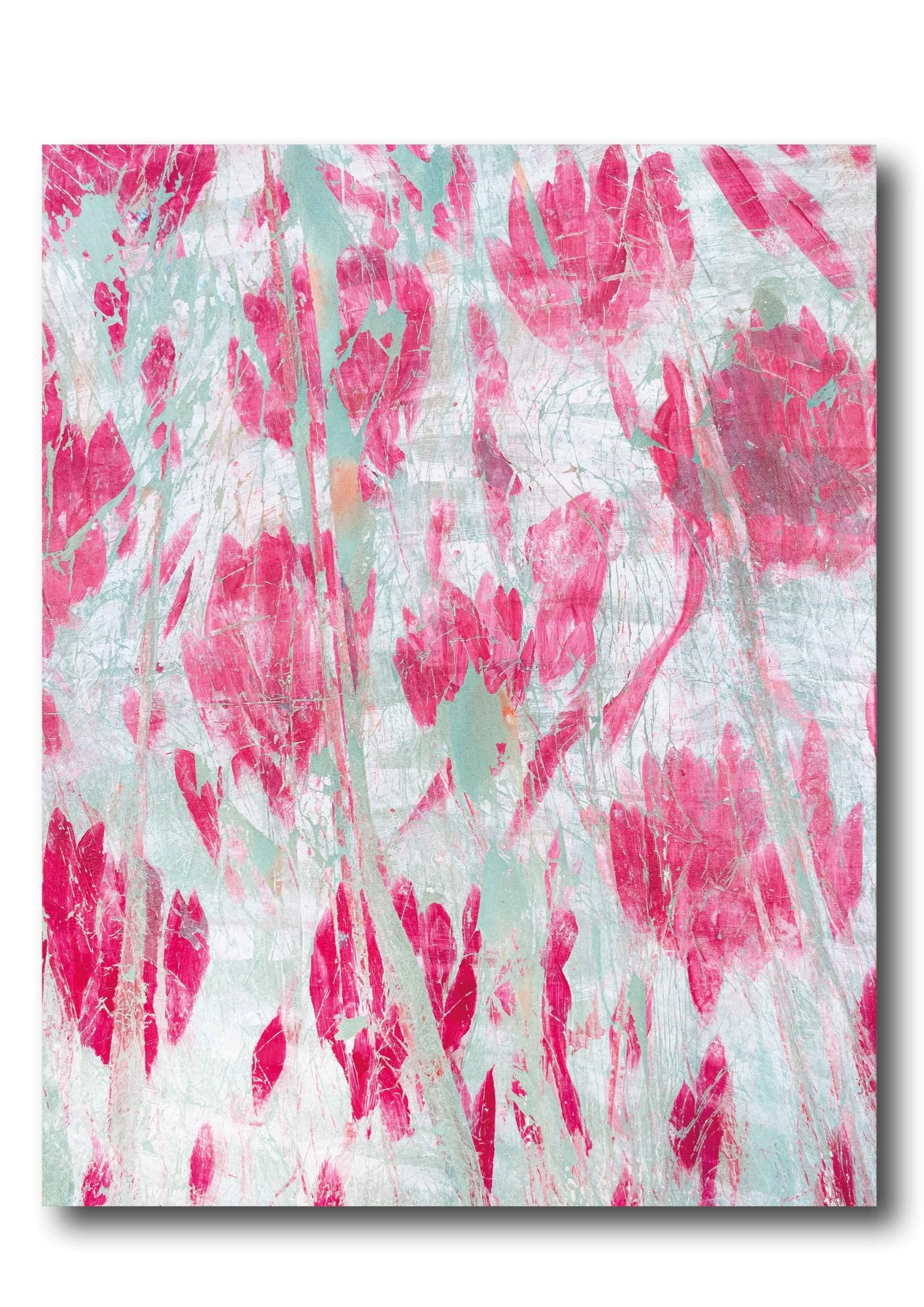 Where the Current wore a Petal Dress
2025
140 x 110 cm
Acryl auf Leinwand